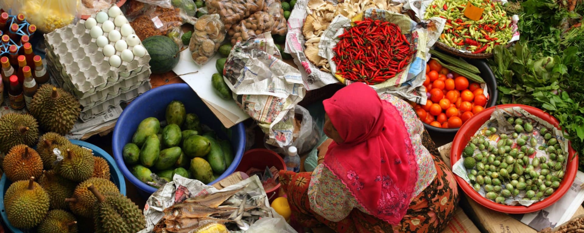 Höhepunkte Malaysias ab Kuala Lumpur: Malaysia Obst- und Gemüsemarkt