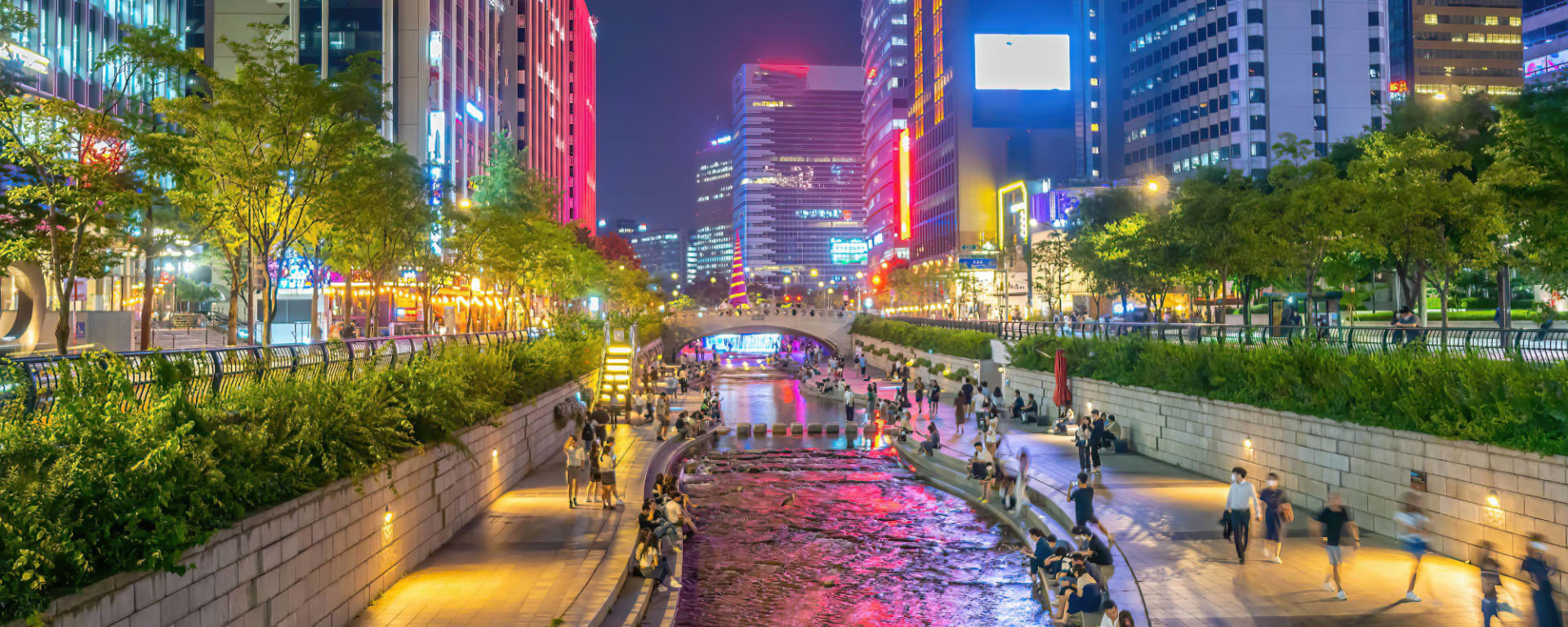 Südkorea & Japan erleben - mit Flug ab Seoul: Südkorea Seoul Cheonggyecheon Fluss