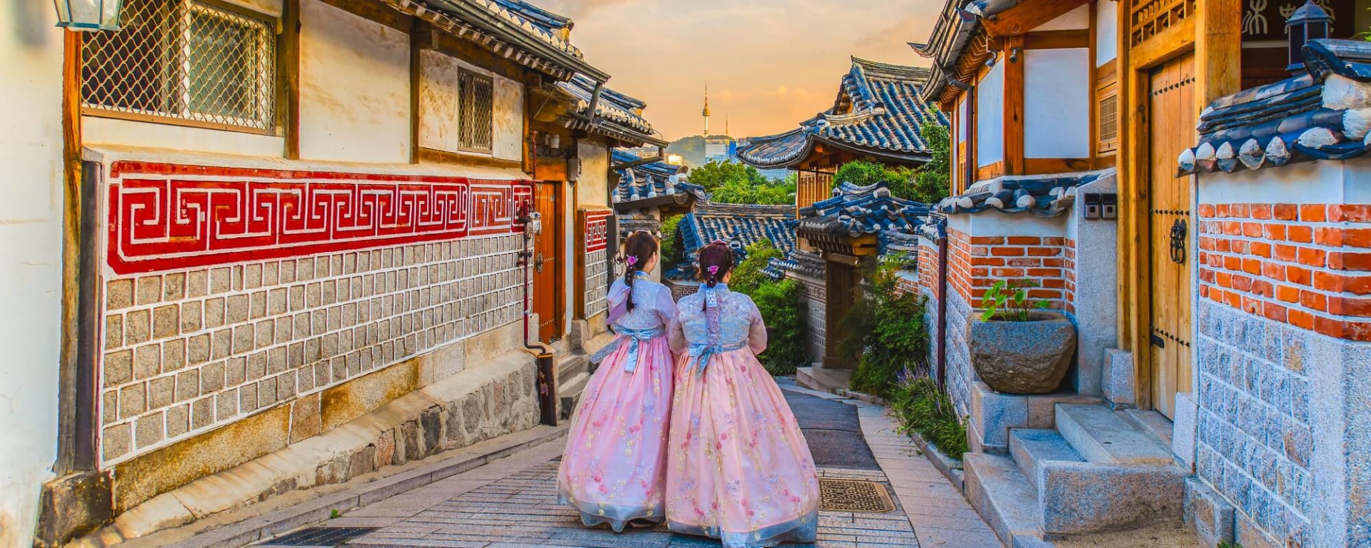Höhepunkte im Land der Morgenstille inkl. Flug EK ab Seoul: Suedkorea Seoul Bukchon Hanok Dorf