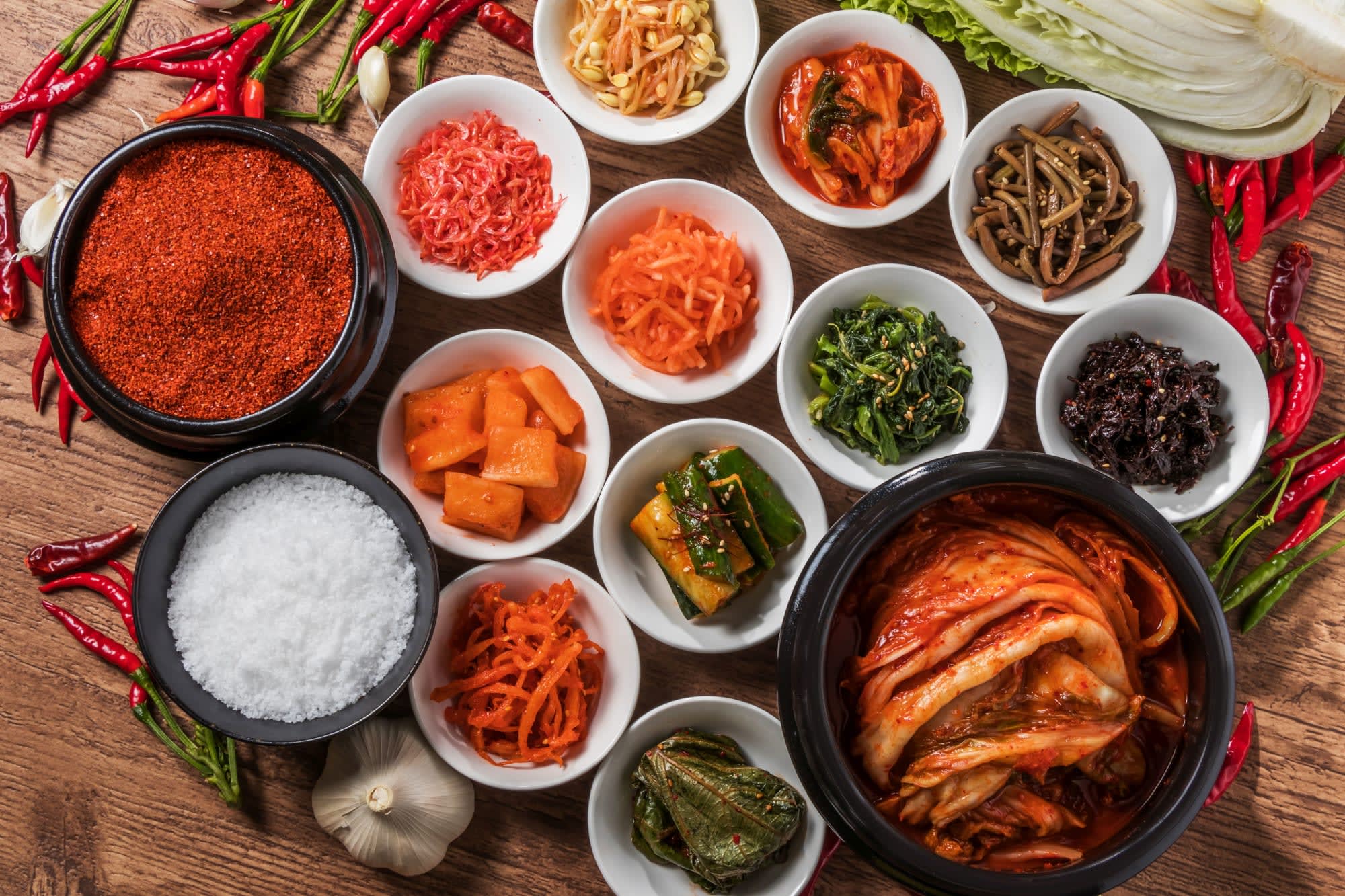 Höhepunkte im Land der Morgenstille inkl. Flug EK ab Seoul: Suedkorea Essen Kimchi