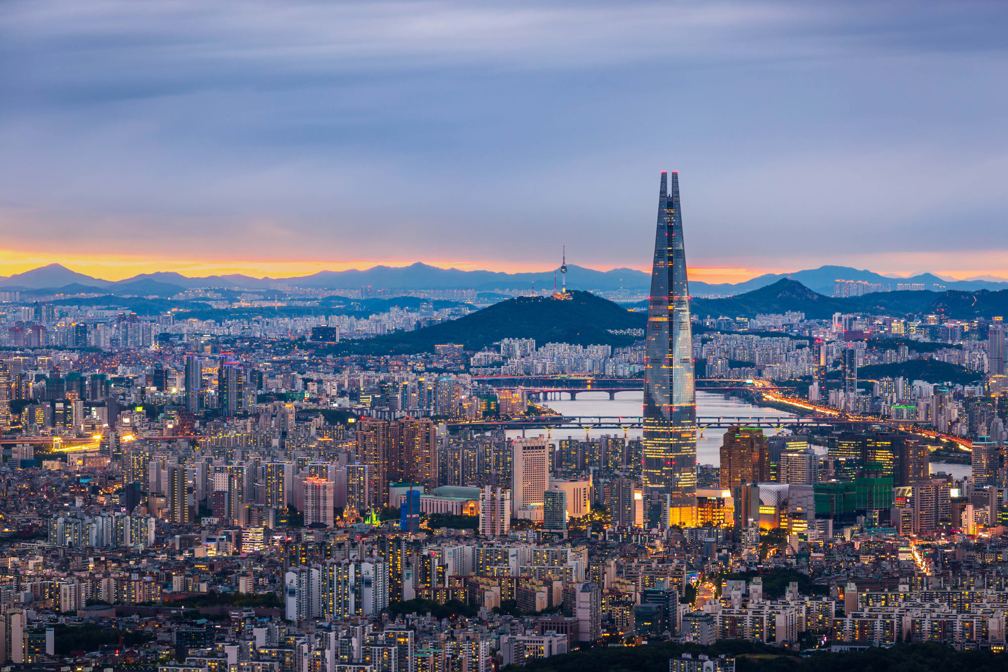 Höhepunkte im Land der Morgenstille inkl. Flug EK ab Seoul: Südkorea Seoul City view