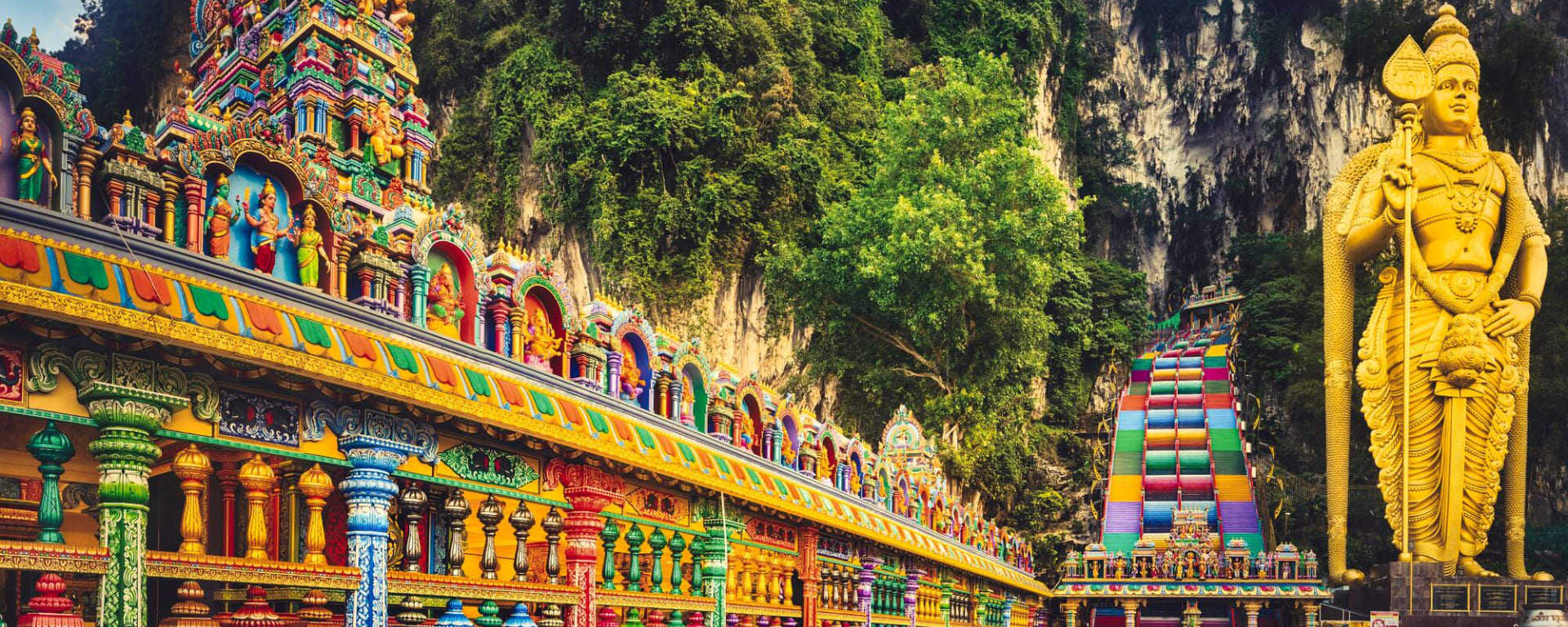 Selbstfahrertour Malaysia - Westküste ab Kuala Lumpur: Malaysia Hindutempel Batu Höhlen