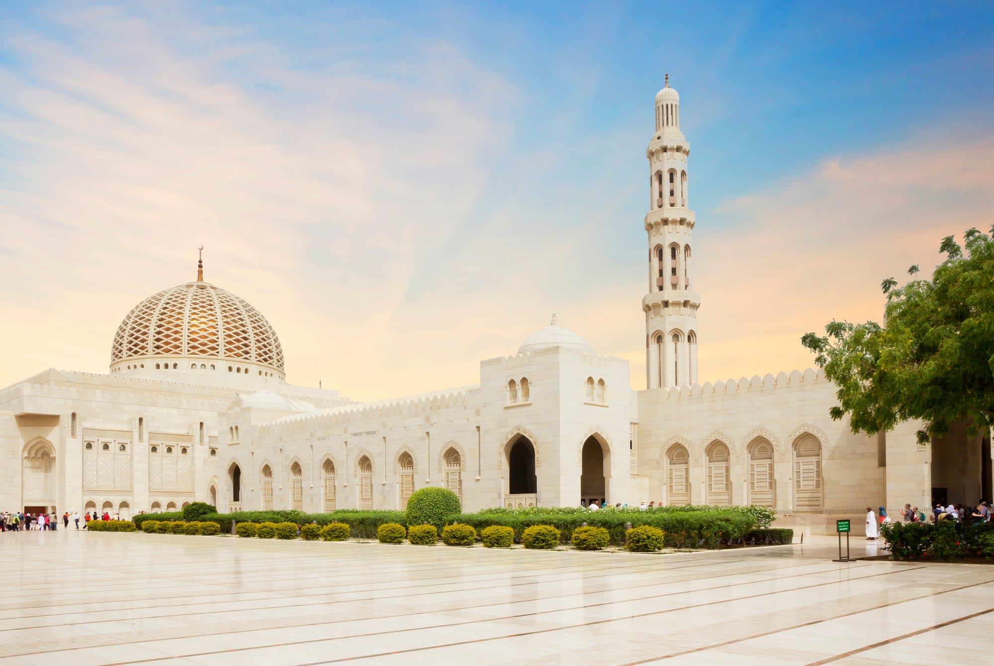 Höhepunkte Omans ab Muscat: Oman Muscat Sultan Qaboos Moschee