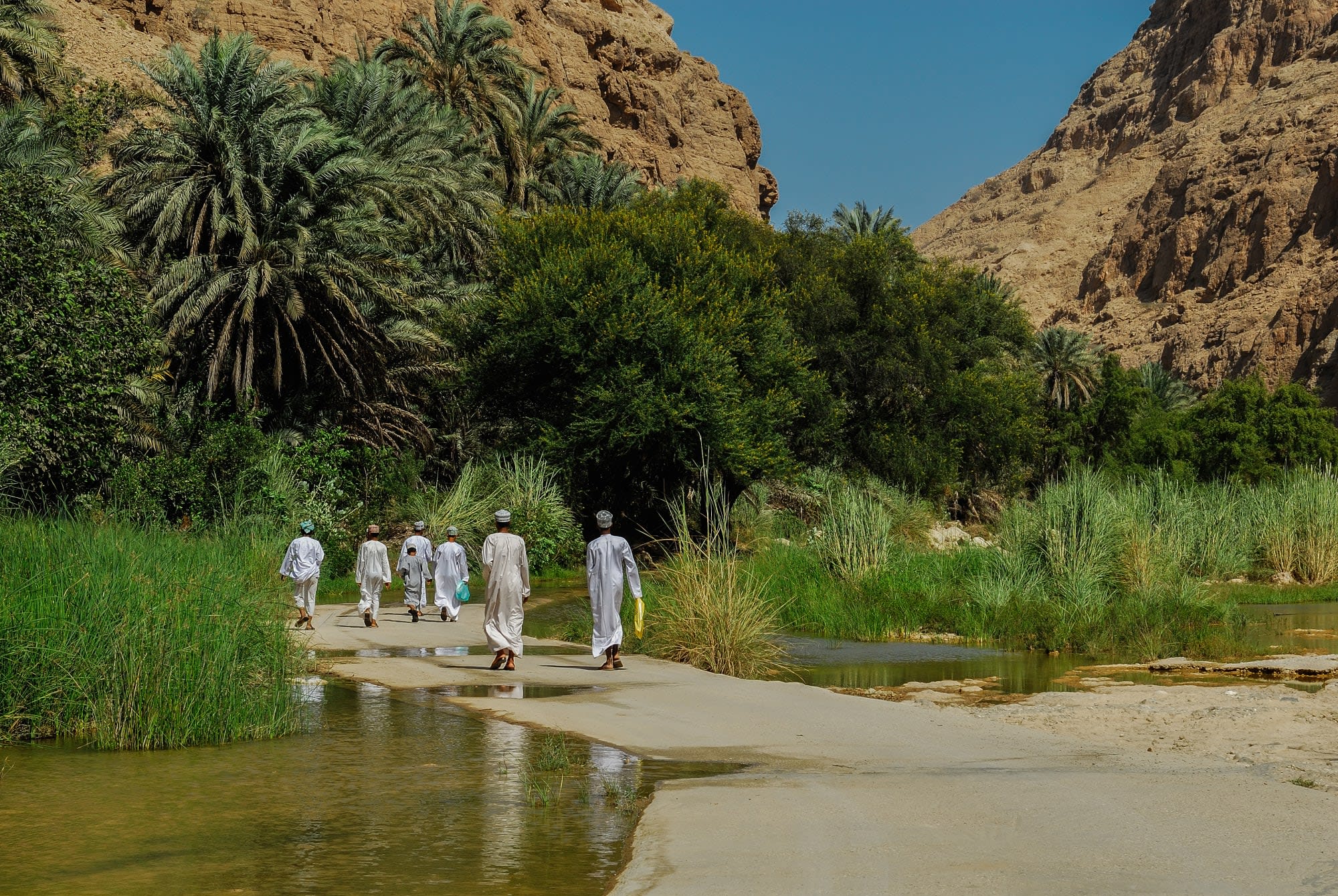 Höhepunkte Omans ab Muscat: Oman Wadi Eingang