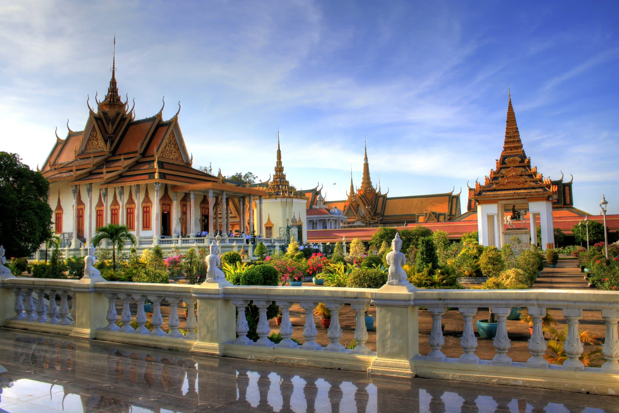 Klassisches Kambodscha ab Phnom Penh: Kambodscha Phnom Penh Königspalast