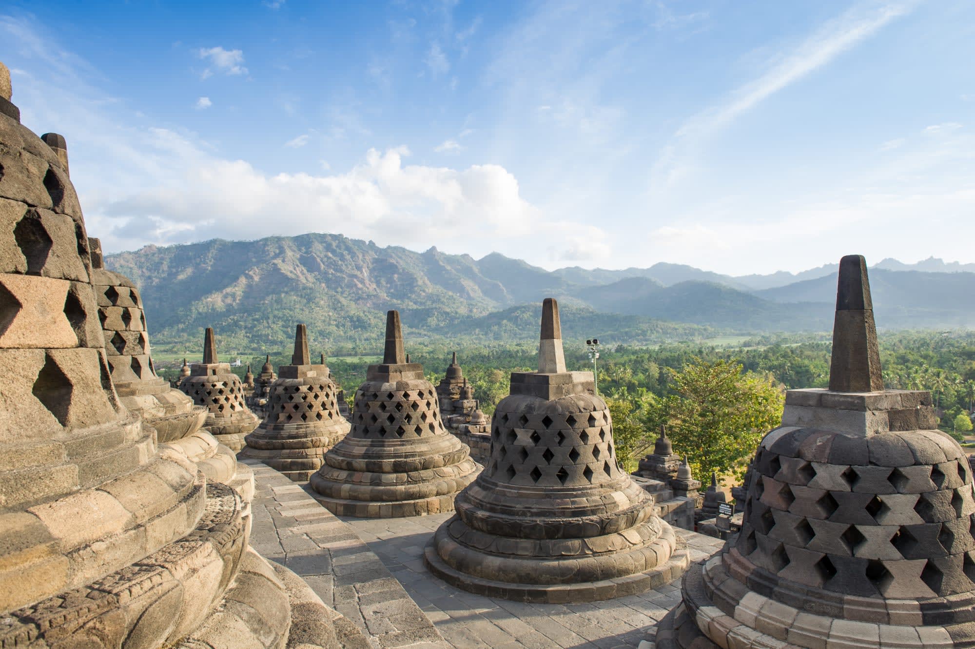 Java-Bali 7 Tage Überlandreise ab Yogyakarta und Umgebung: Indonesien Java Borobudur