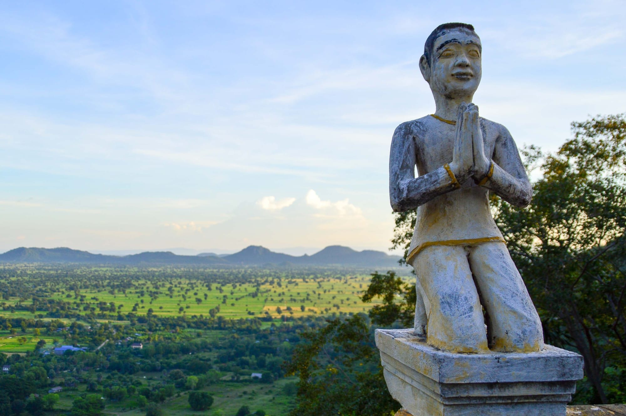 Battambang, die Reiskammer ab Siem Reap: Kambodscha Battambang Phnom Sampeau Pagode