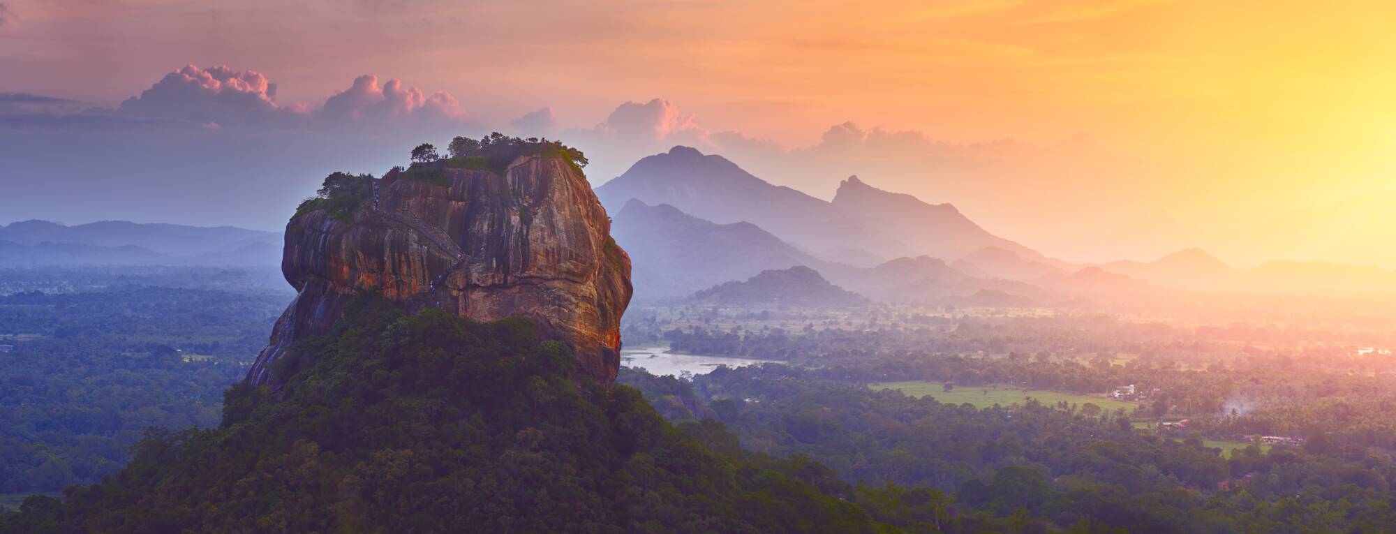 Sri Lanka für Genießer ab Colombo: Sri Lanka Sigiriya Panorama