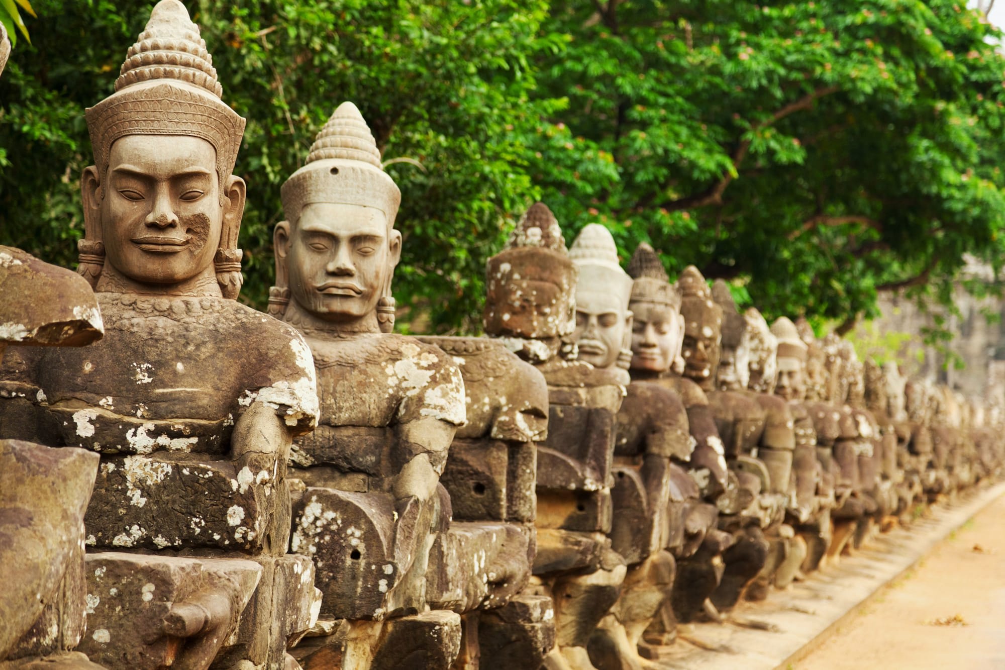 Mystisches Angkor ab Siem Reap: Kambodscha Angkor Bayon Tempel