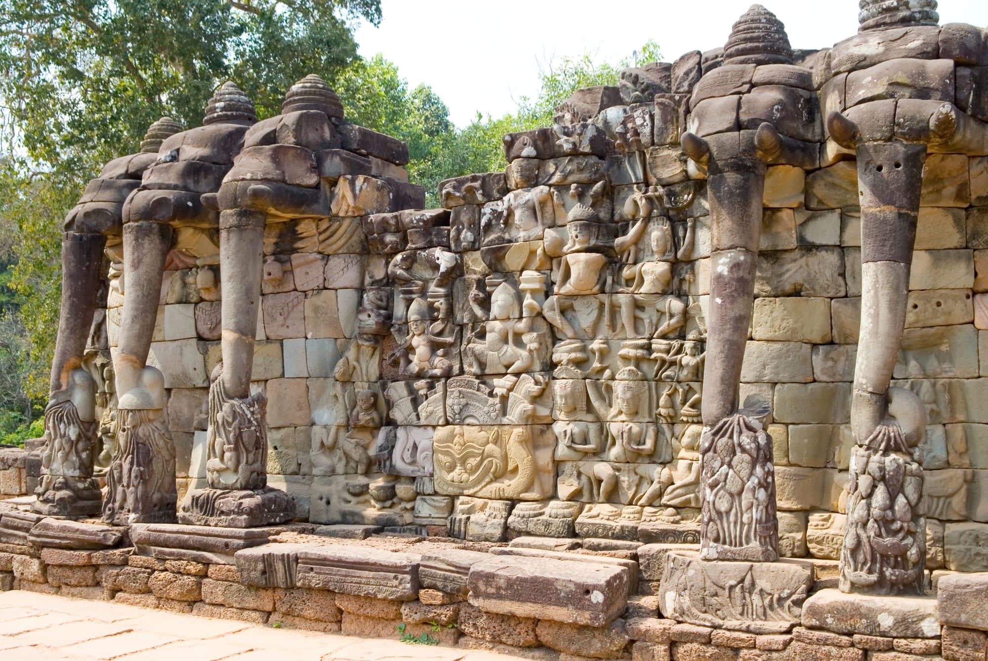 Soft Adventure Angkor ab Siem Reap: Kambodscha Angkor Elefantenterrasse
