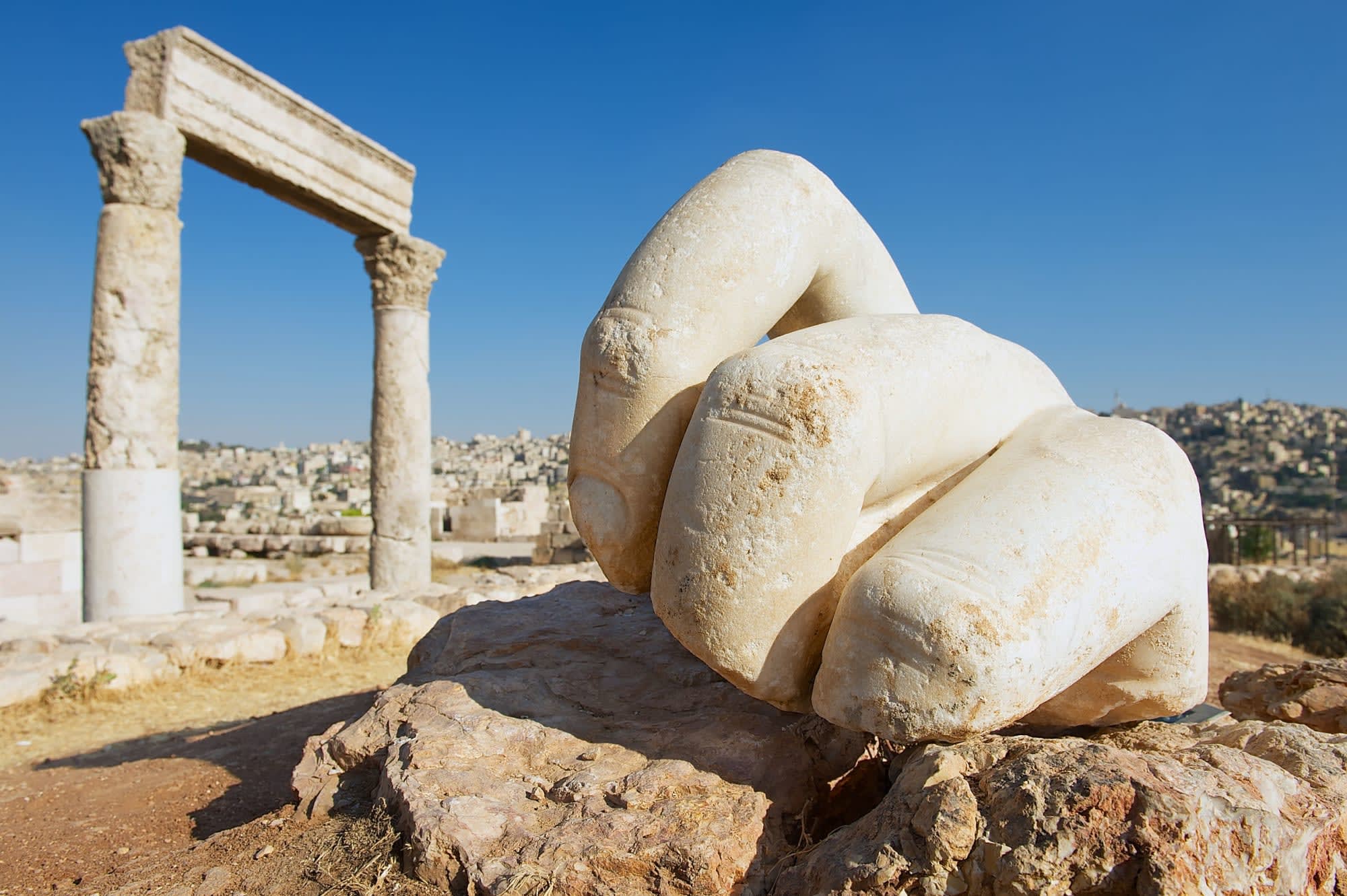 Klassisches Jordanien ab Amman: Jordanien Amman Zitadelle