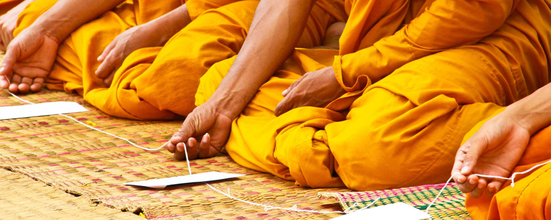 Überland von Phnom Penh nach Angkor: Kambodscha Mönche