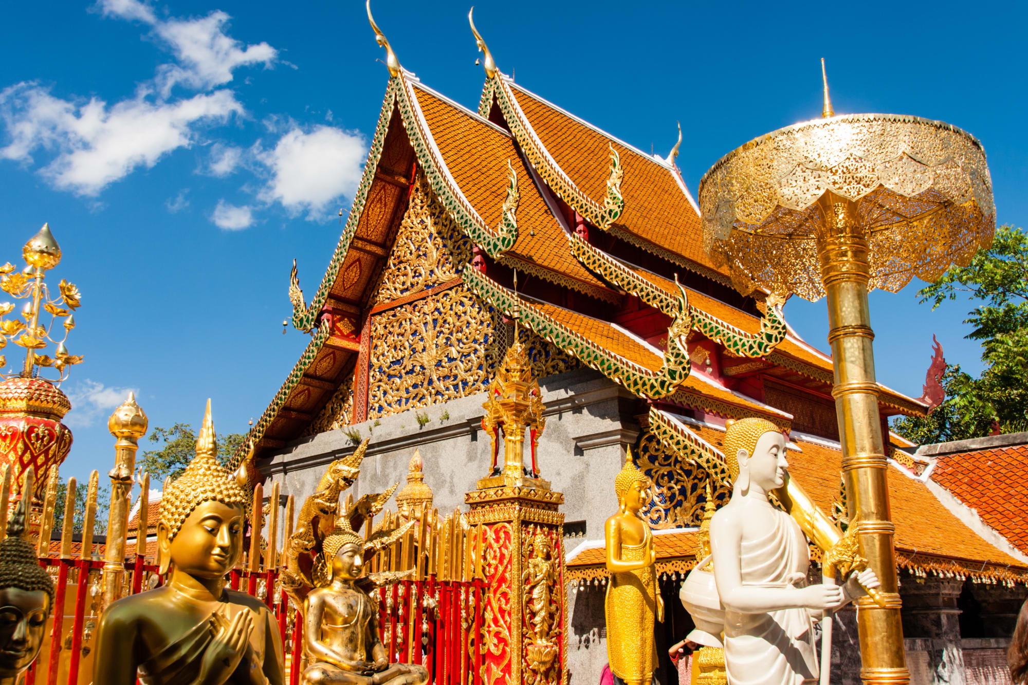 Große Thailand Mietwagenreise ab Bangkok: Thailand Chiang Mai Wat Doi Suthep
