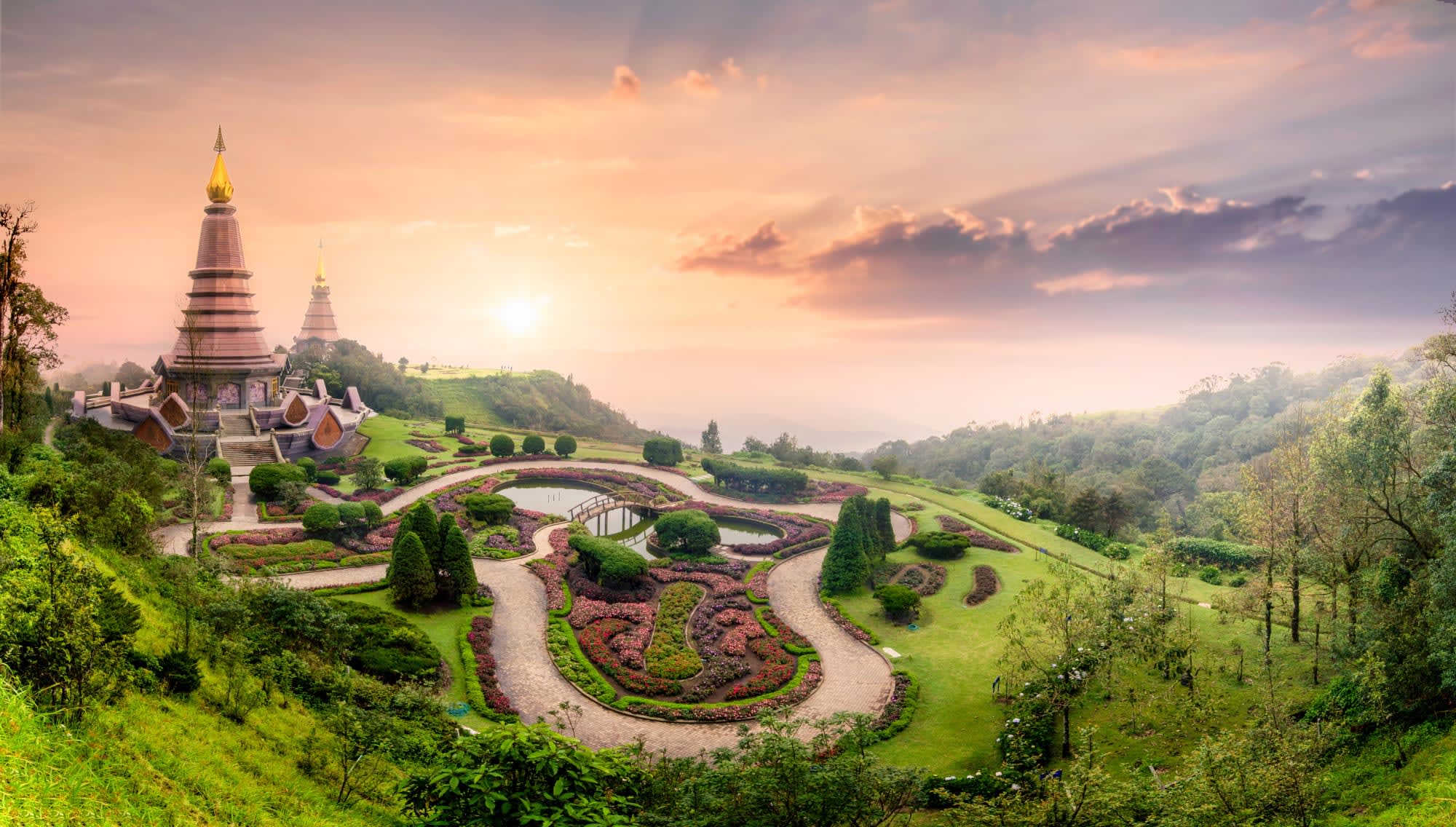 Mietwagenreise Mae Hong Son ab Chiang Mai: Thailand Chiang Mai Doi Inthanon Nationalpark