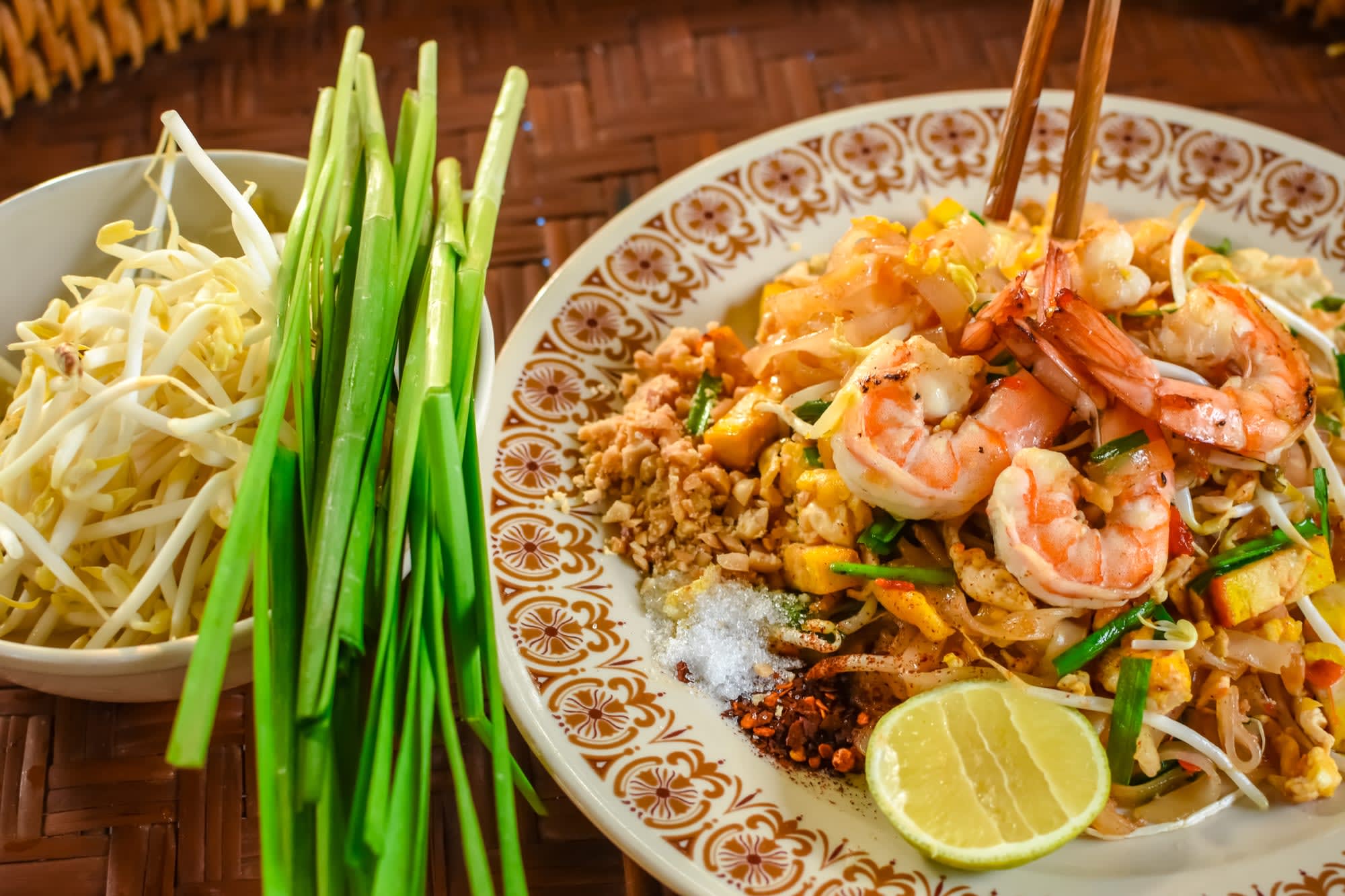 Große Thailand Mietwagenreise ab Bangkok: Thailand Thai Food mit Shrimps