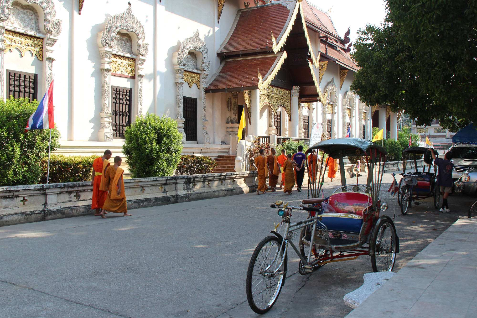 Das Goldene Dreieck ab Chiang Mai: Thailand Chiang Mai Fahrradrikscha