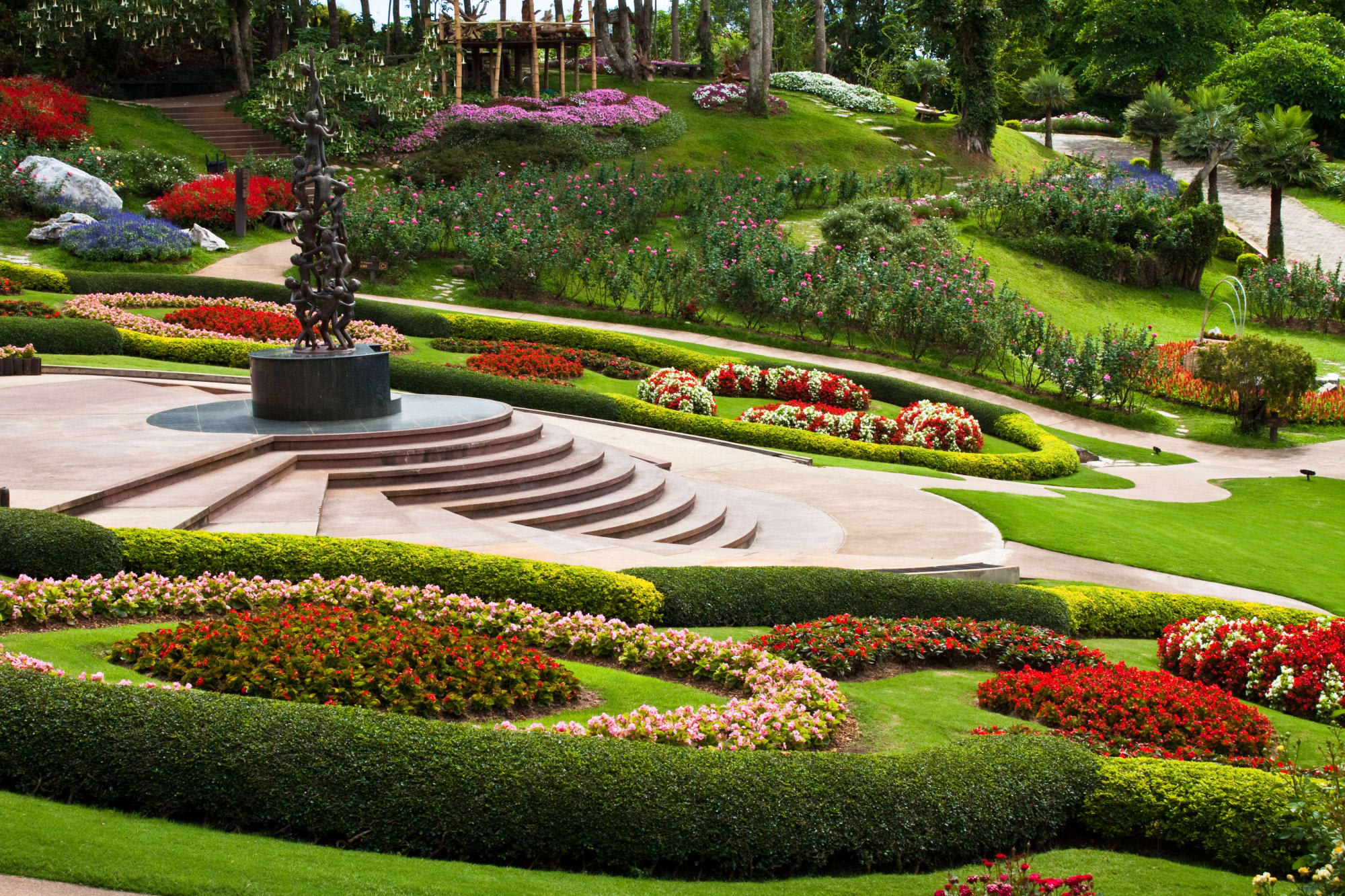 Das Goldene Dreieck ab Chiang Mai: Thailand Mae Fah Luang Garten