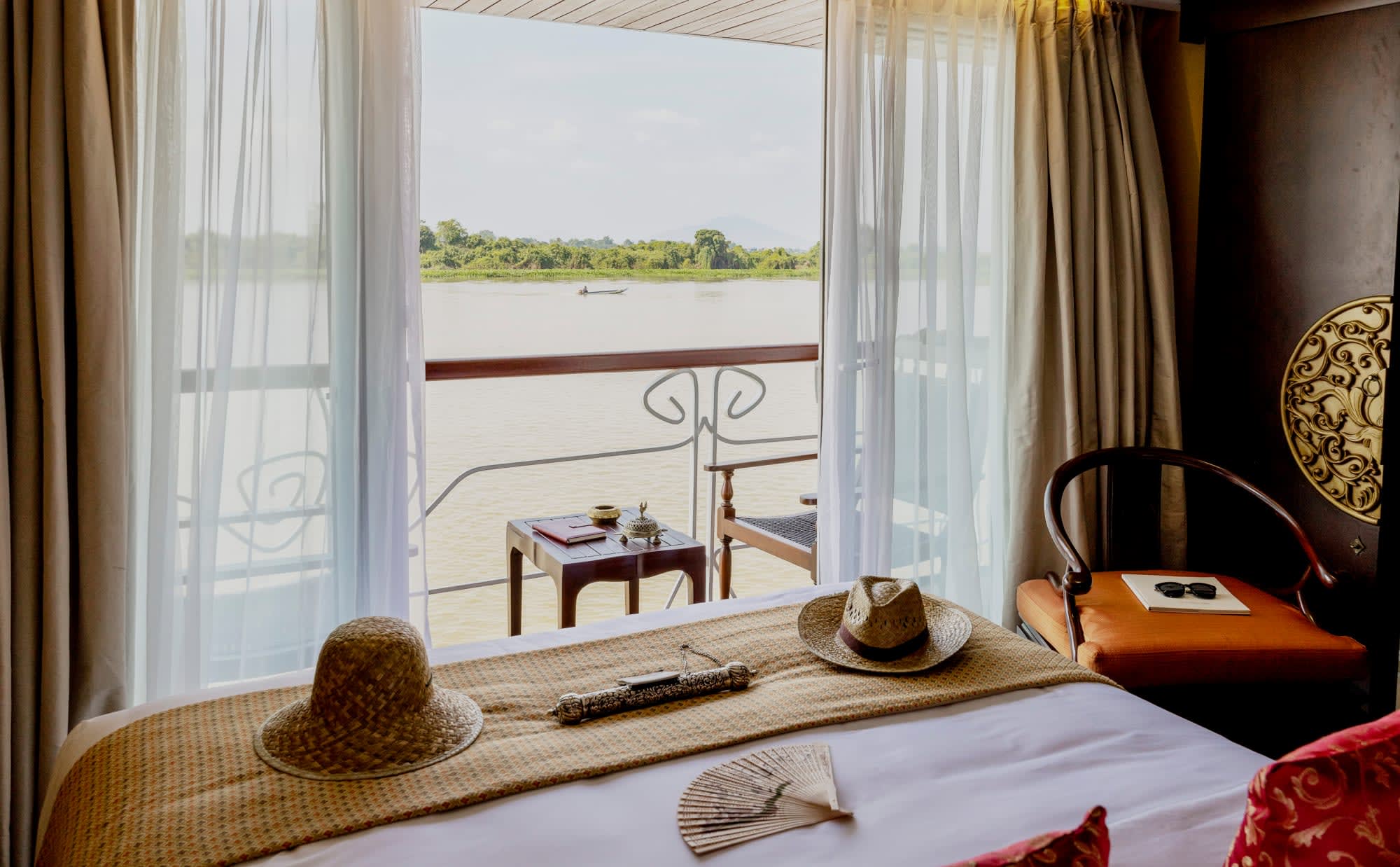Den Mekong erleben mit Heritage Line, SGN-REP 8T/7N ab Saigon: Heritage Line Jayavarman Deluxe-Kabine