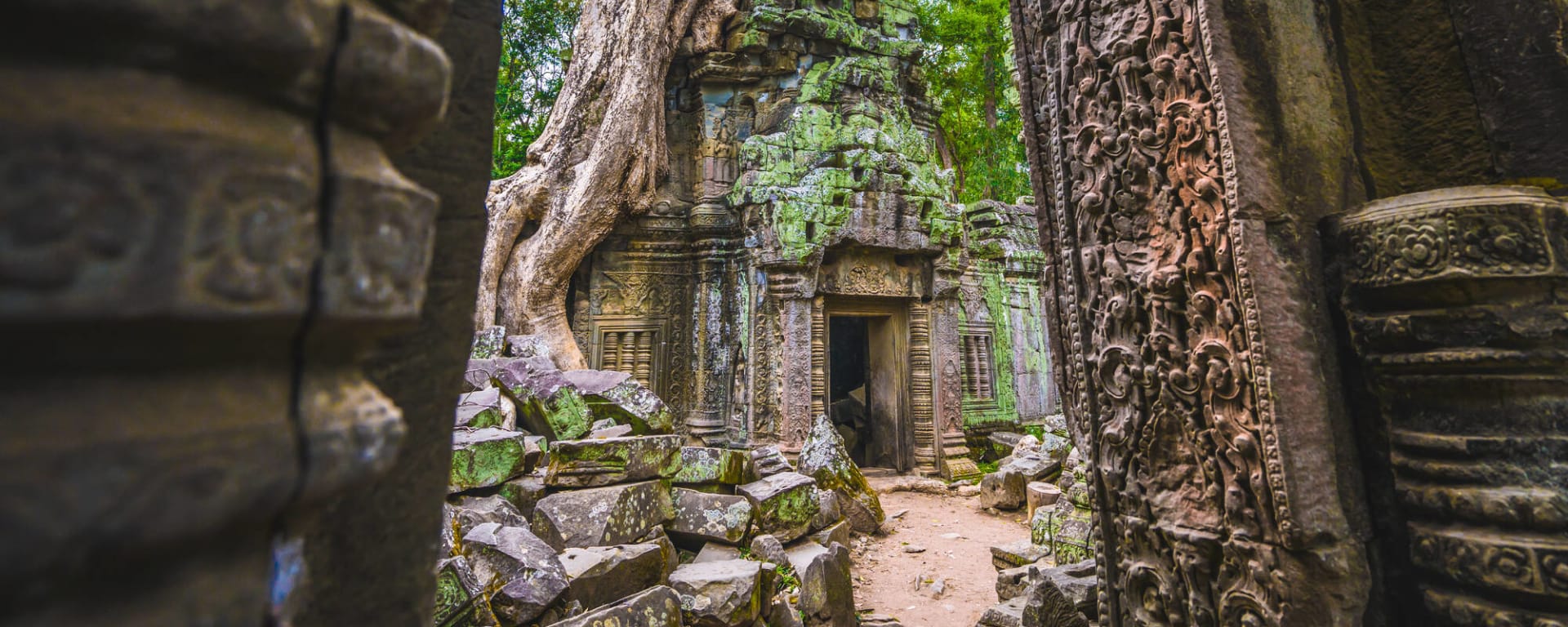 Khmer Tempel & Küste ab Siem Reap: Kambodscha Angkor Ta Phrom