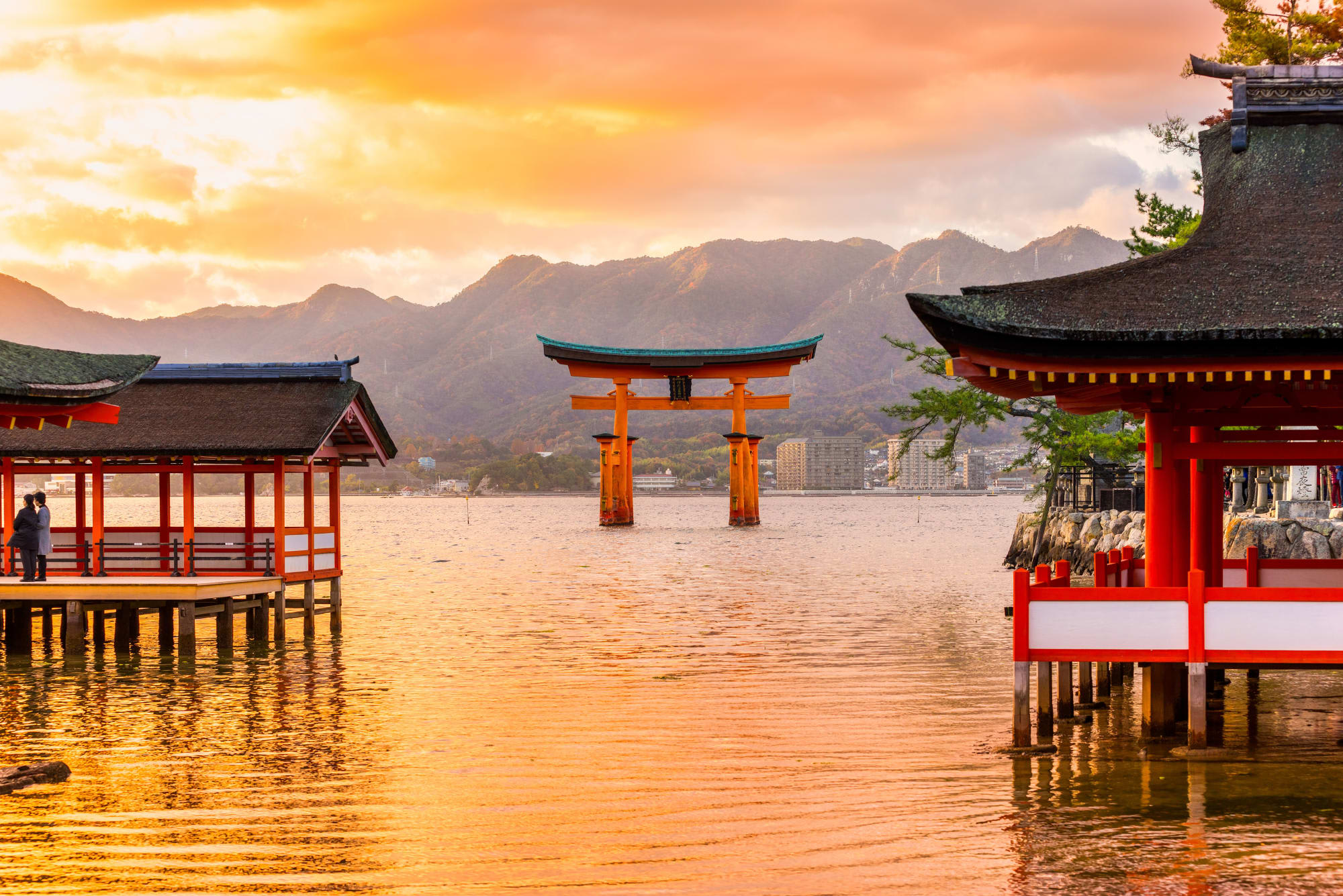 Japan individuell mit dem Zug ab Tokio: Japan Insel Miyajima Torii Gate