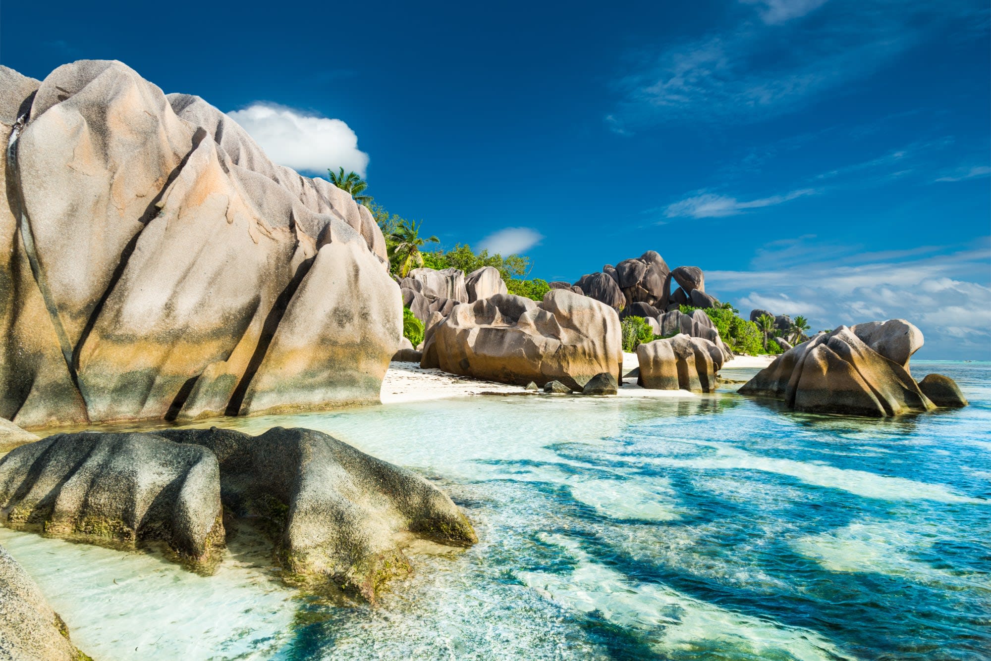 Vanilla Islands - La Réunion, Mauritius & Seychellen ab Küstenregion: Seychellen La Dique Anse Source d'Argent