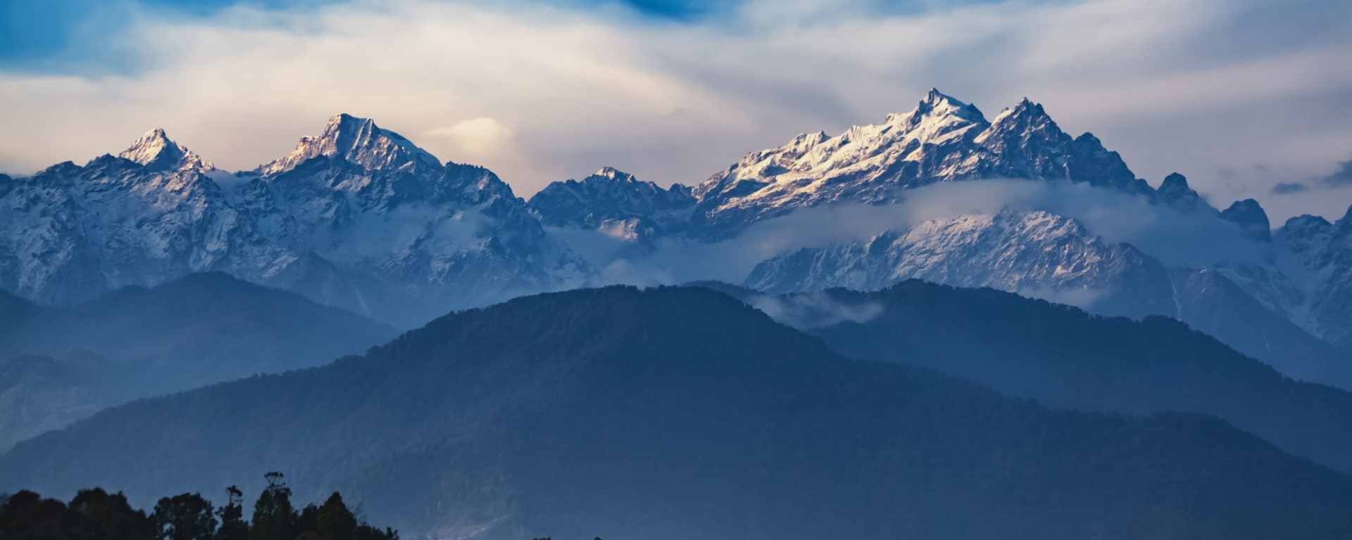 Faszinierendes Sikkim & Darjeeling ab Sikkim | Darjeeling | Bagdogra: Indien Sikkim Blick von Pelling auf den Kangchenjunga