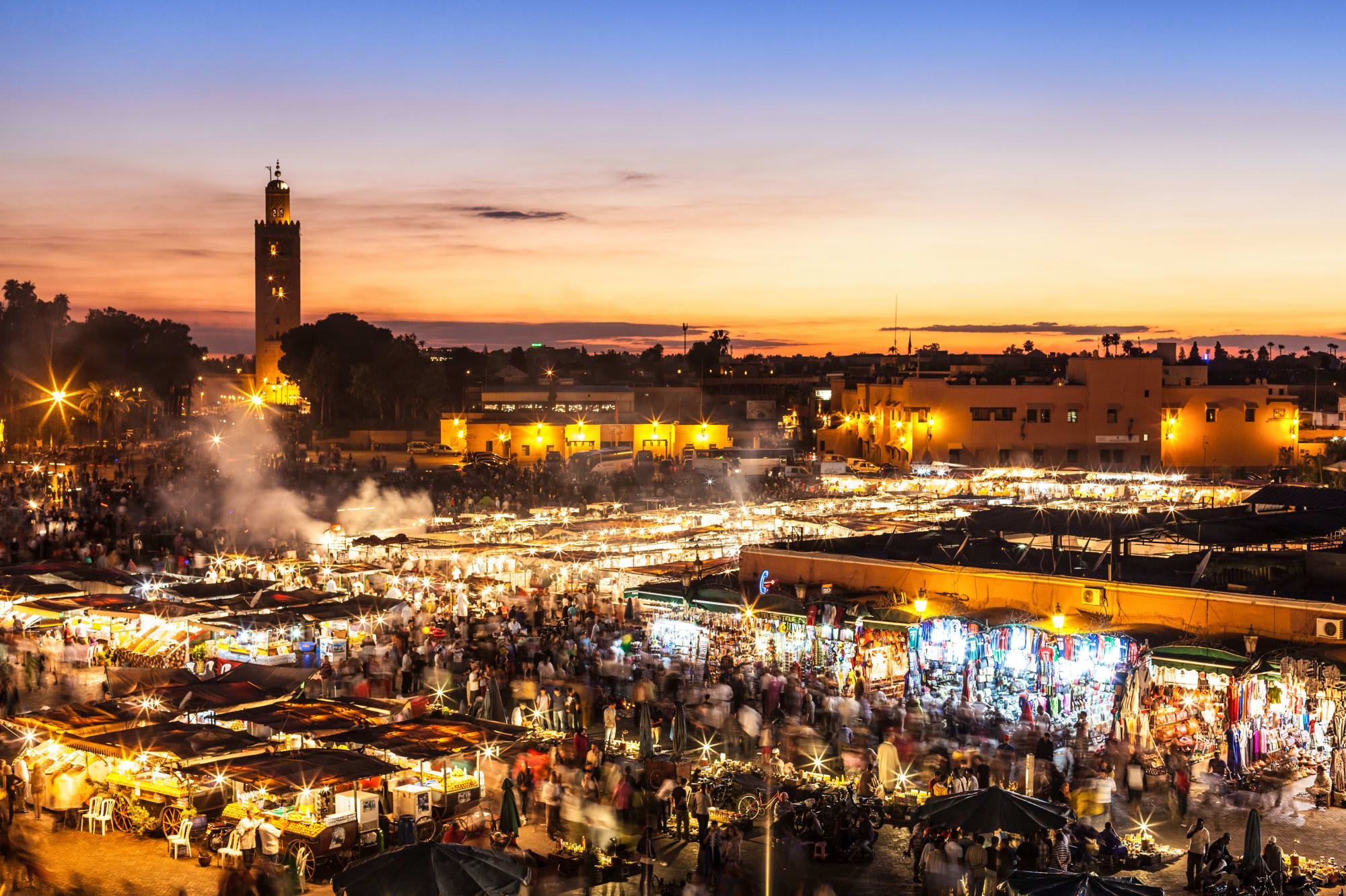 Südmarokko - Atlas & Wüste ab Marrakesch: Marokko Marrakesch Djemma El Fna