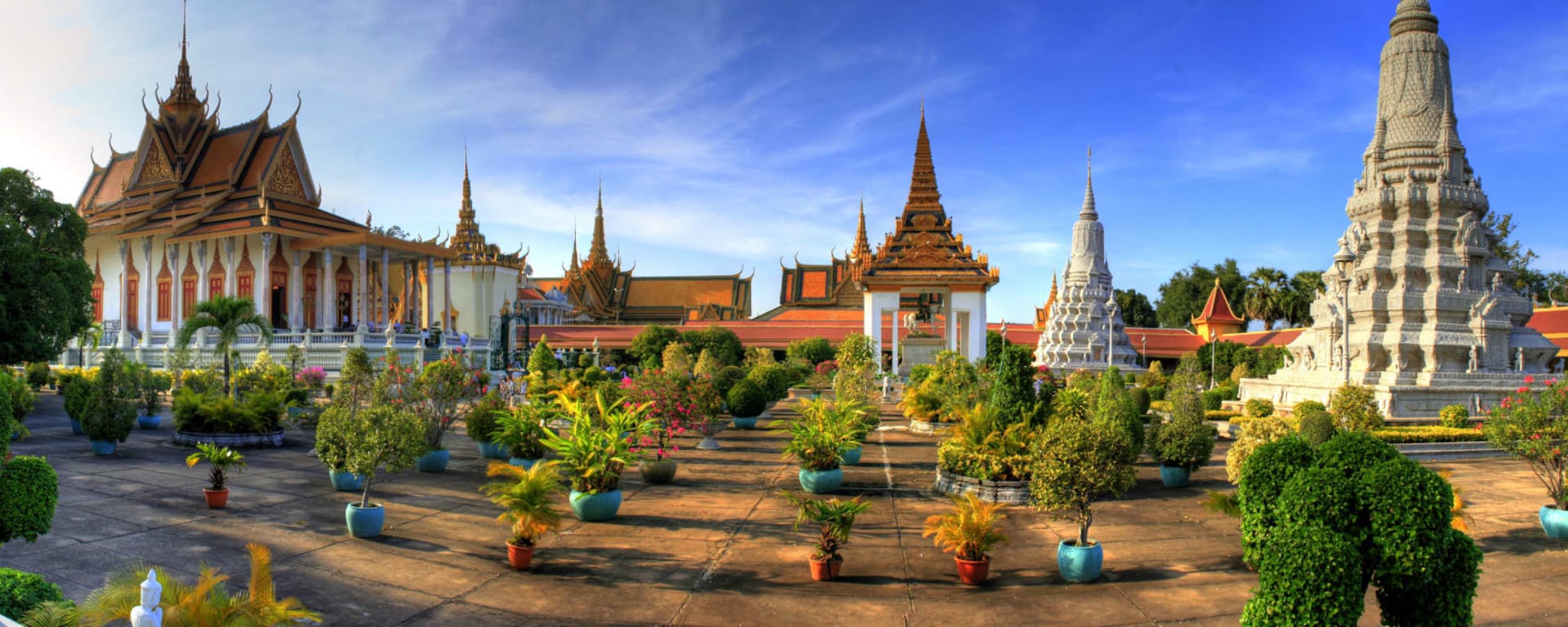 Höhepunkte Kambodschas ab Phnom Penh: Kambodscha Phnom Penh Königspalast