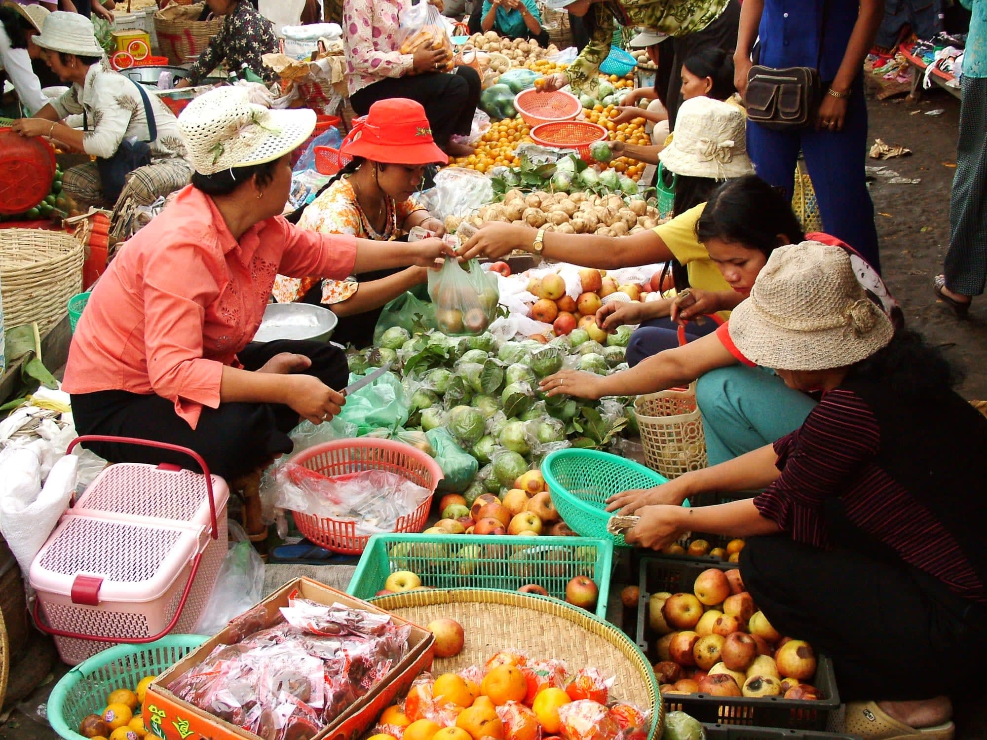 Höhepunkte Kambodschas ab Phnom Penh: Kambodscha Markt