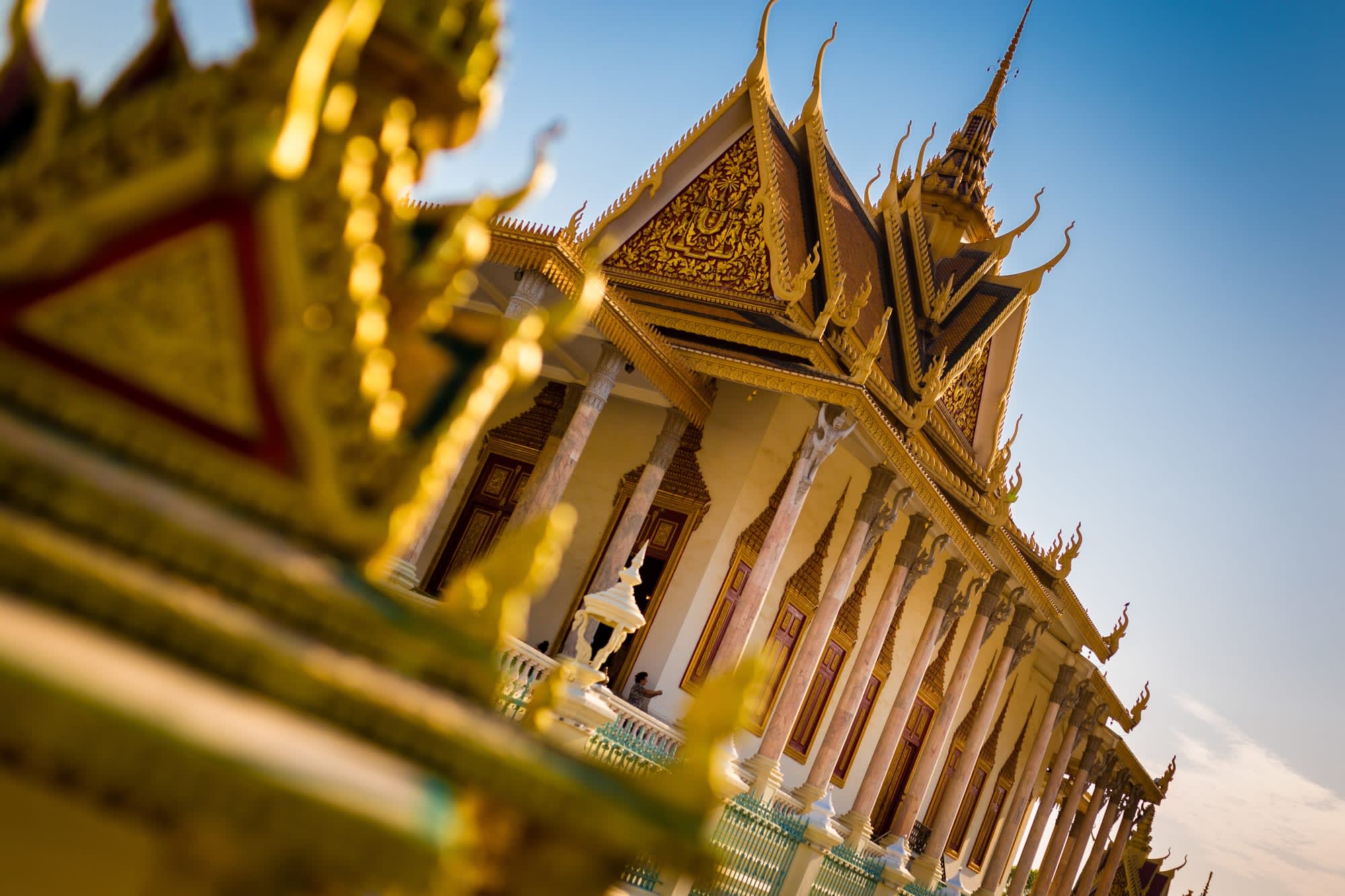 Höhepunkte Kambodschas ab Phnom Penh: Kambodscha Phnom Penh Königspalast