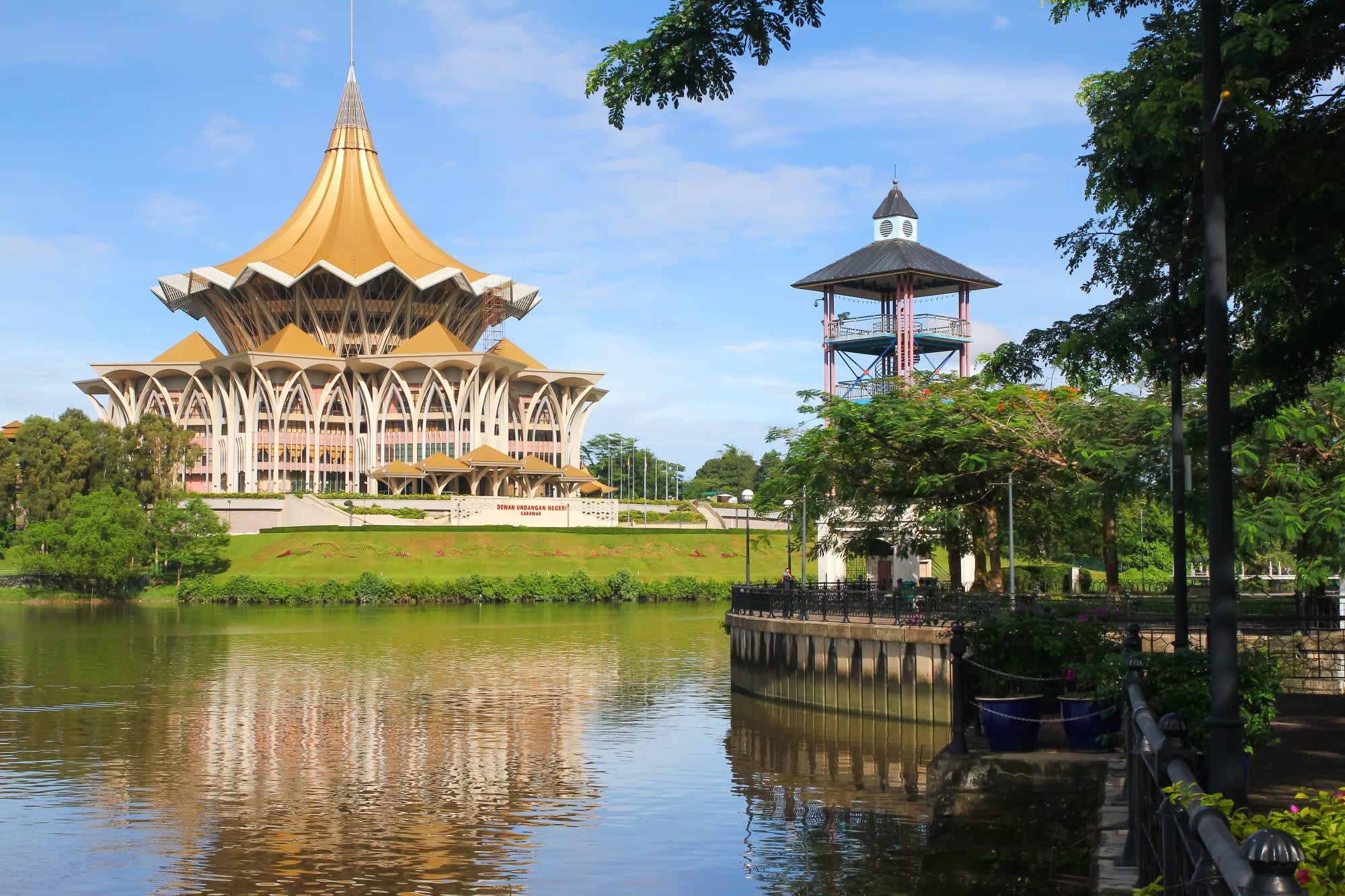 Natur Pur Sarawak ab Kuching: Borneo Sarawak Kuching Waterfront