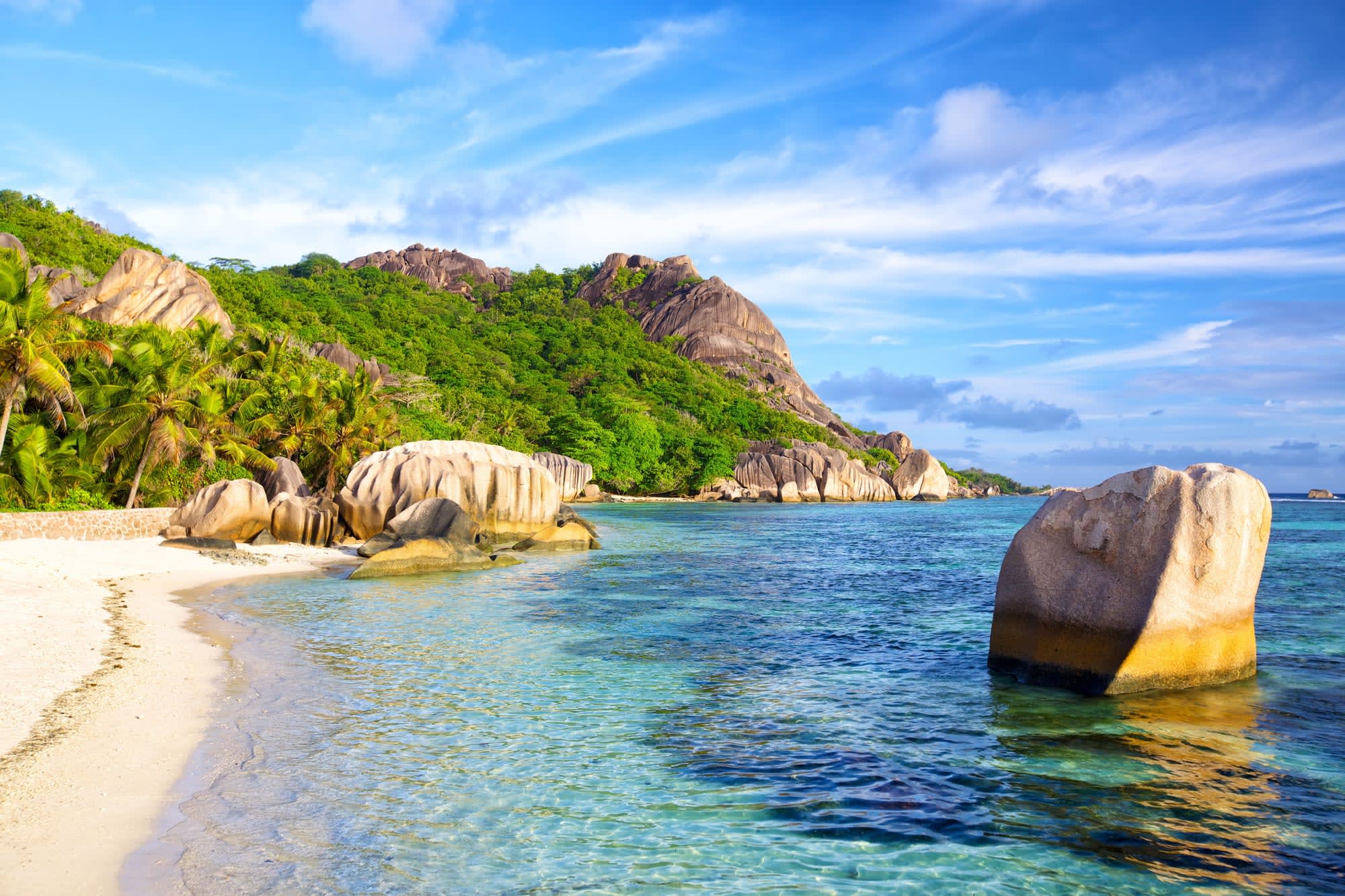 Islandhopping im Garten Eden (8 days/7 nights) ab Mahé: Seychellen Strand
