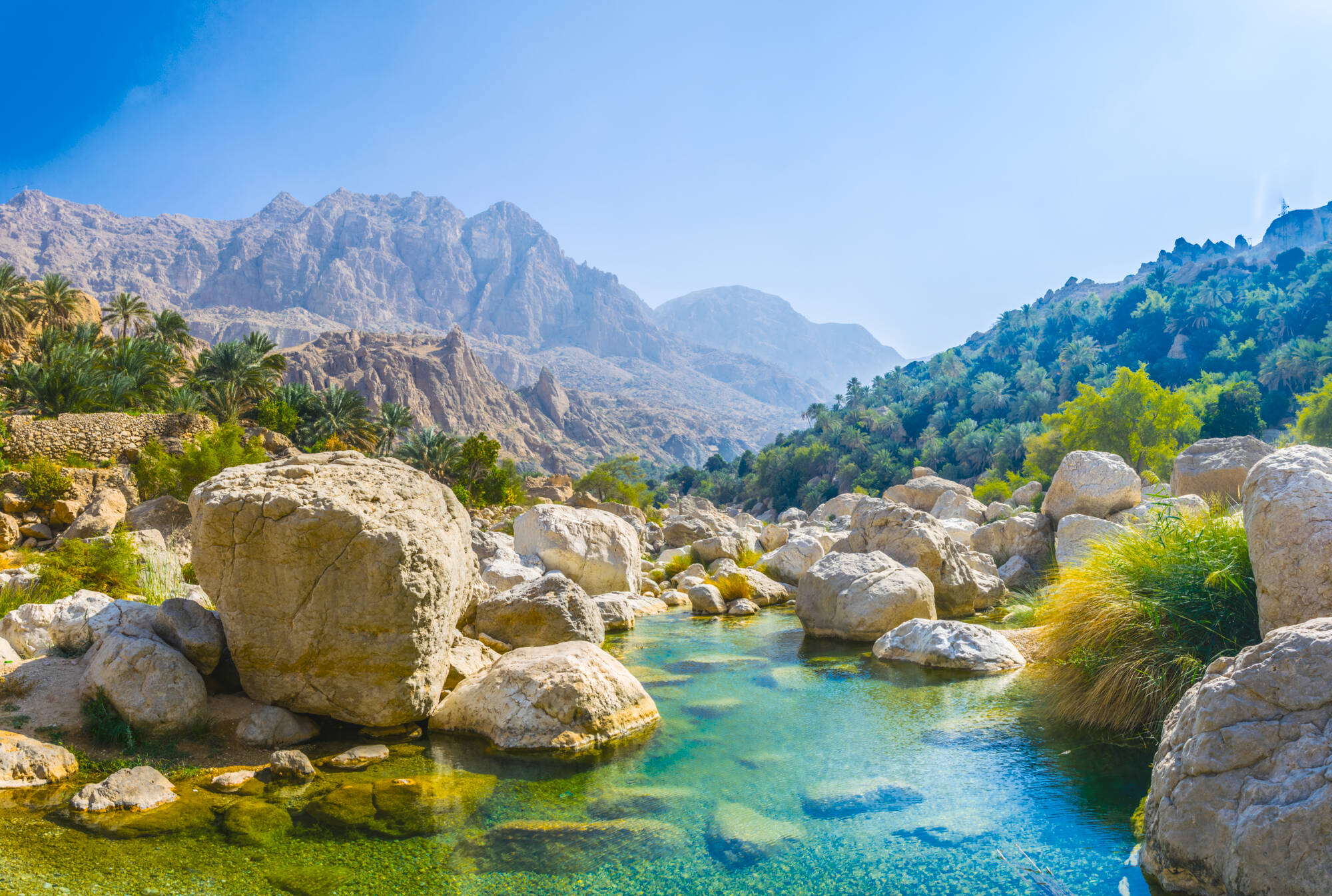 Erlebnis Wadi ab Muscat: Oman Wadi in den Bergen