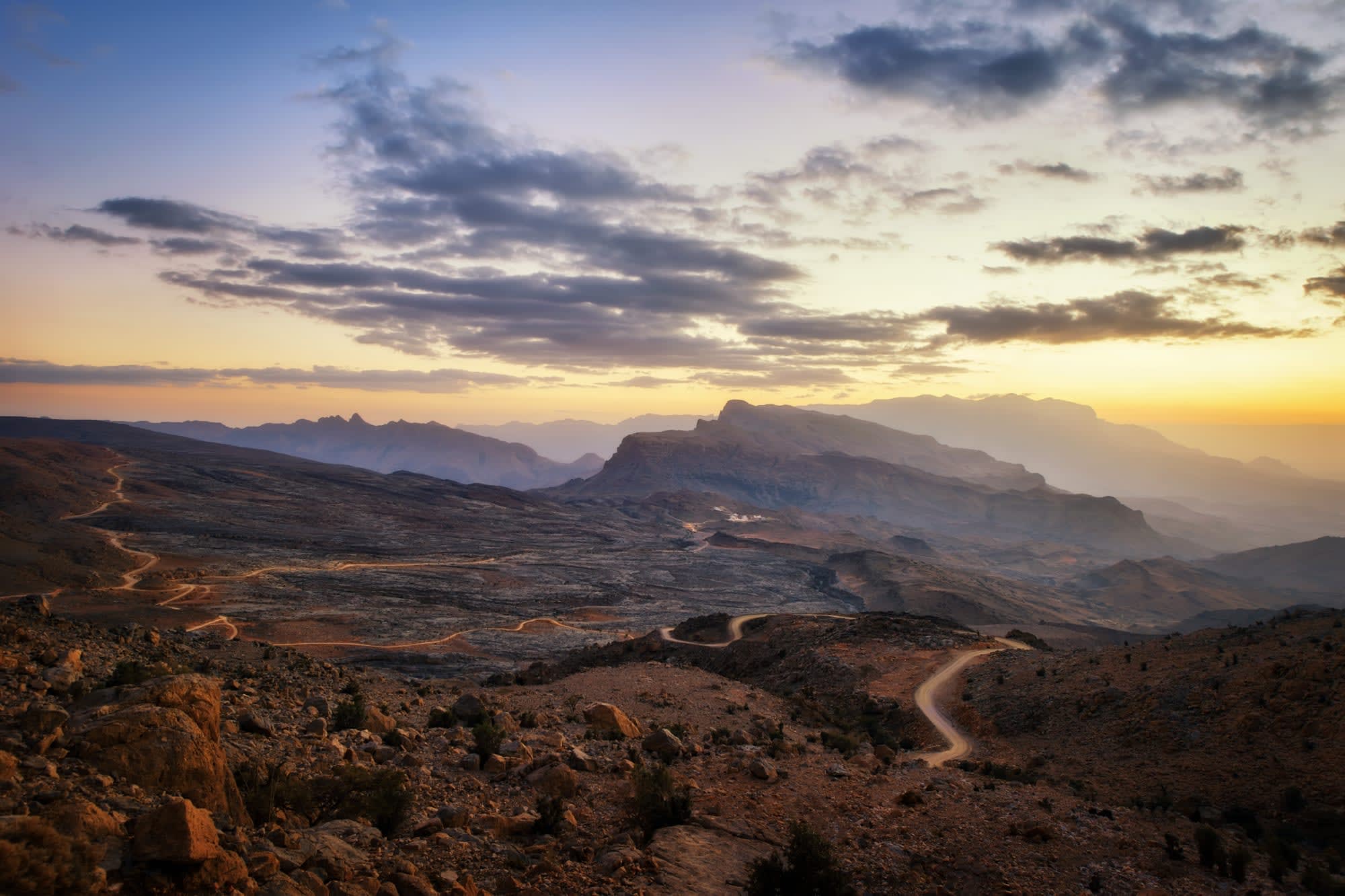 Oman für Genießer ab Muscat: Oman Hajjar Gebirge 