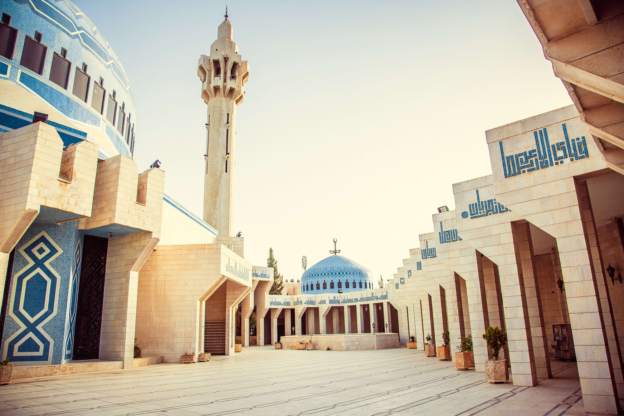 Höhepunkte Jordaniens ab Amman: Jordanien Amman König Abdullah Moschee