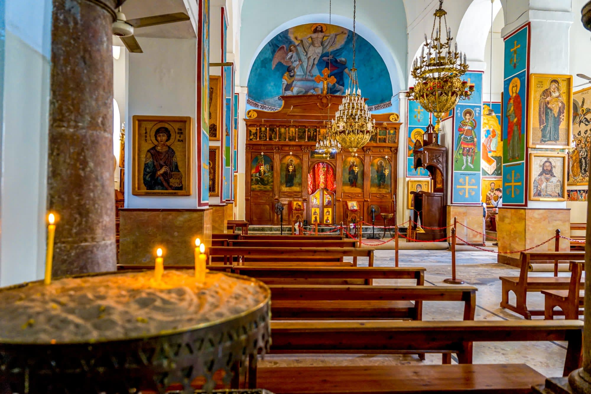Höhepunkte Jordanien inkl. Zusatznacht Wadi Rum ab Amman: Jordanien Madaba Kirche St. George