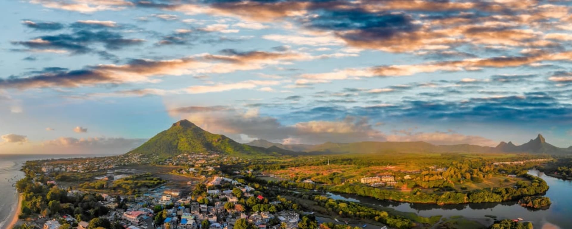 Mauritius entdecken ab Süd | Südwesten: Mauritius Luftaufnahme