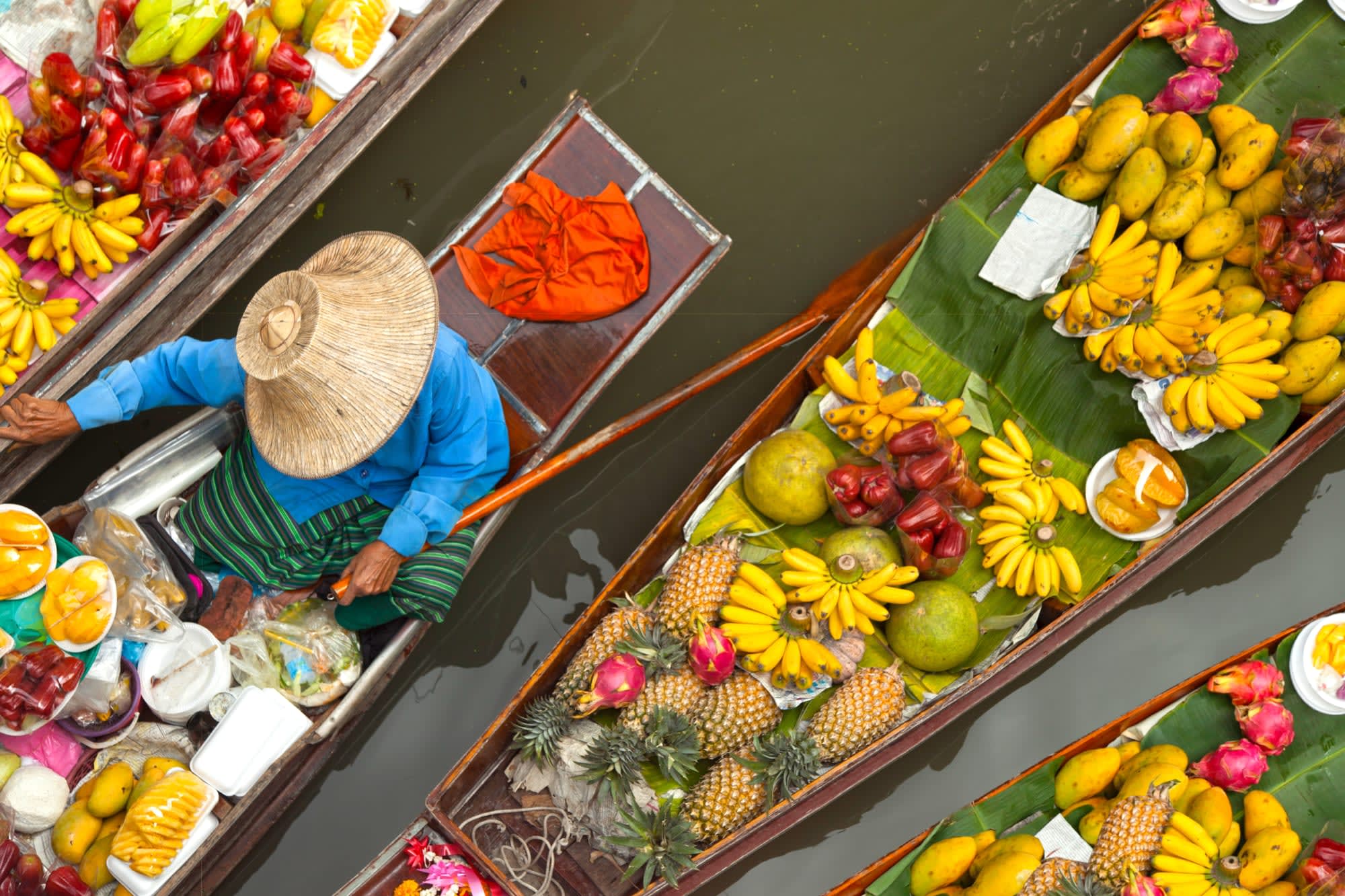 Familienabenteuer Thailand ab Bangkok: Thailand Schwimmender Markt