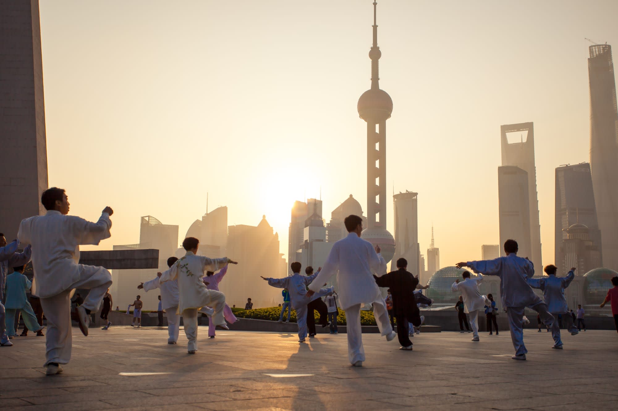 Höhepunkte Chinas mit Yangtze-Kreuzfahrt ab Shanghai: China Shanghai Tai Chi