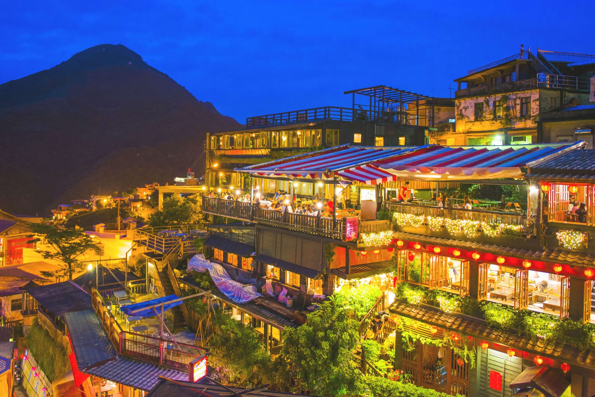 Taipei Stopover Package: Taiwan Jiufen Teehäuser