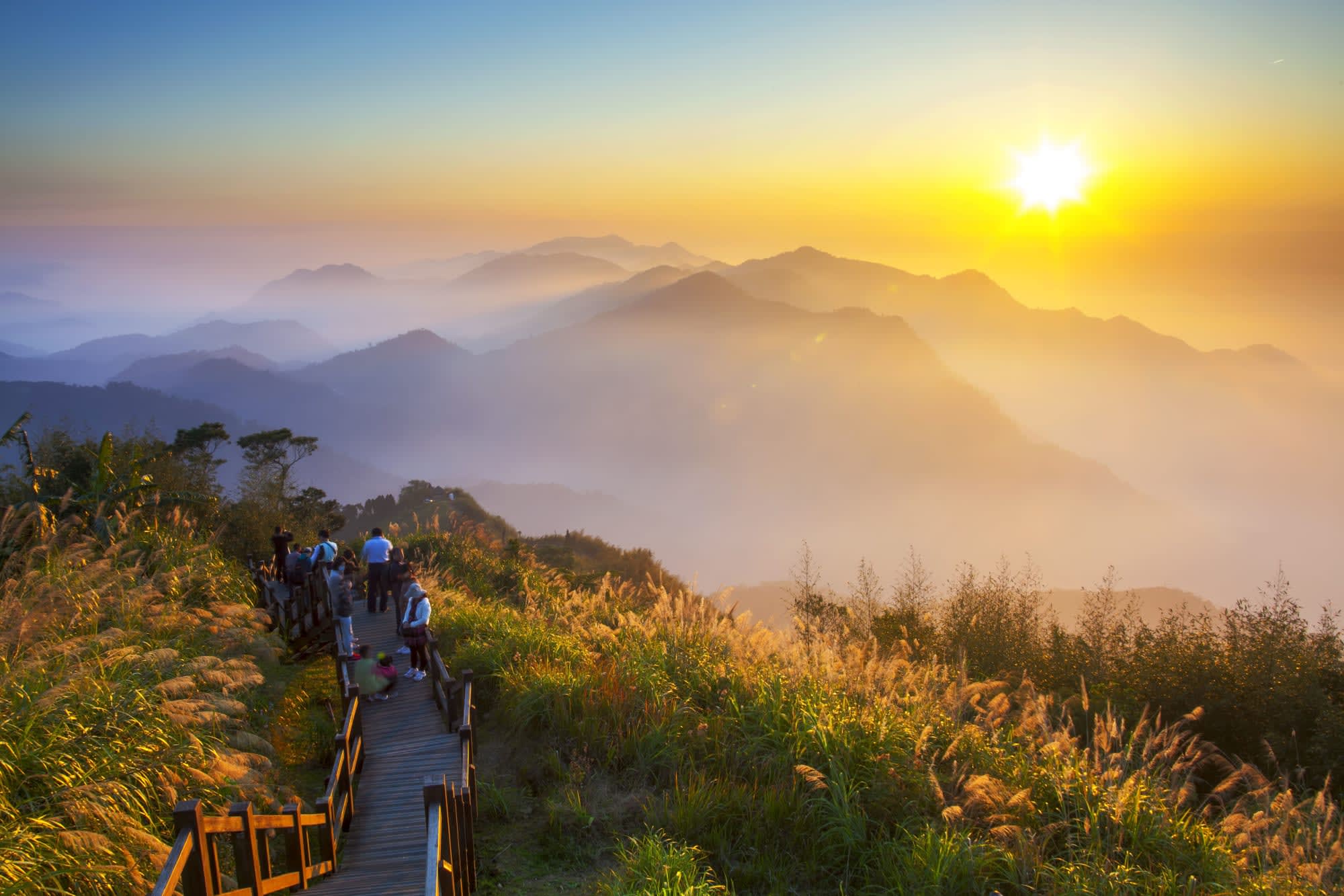 Sonne-Mond-See & Teeregion Alishan ab Taipei: Taiwan Alishan Mountains