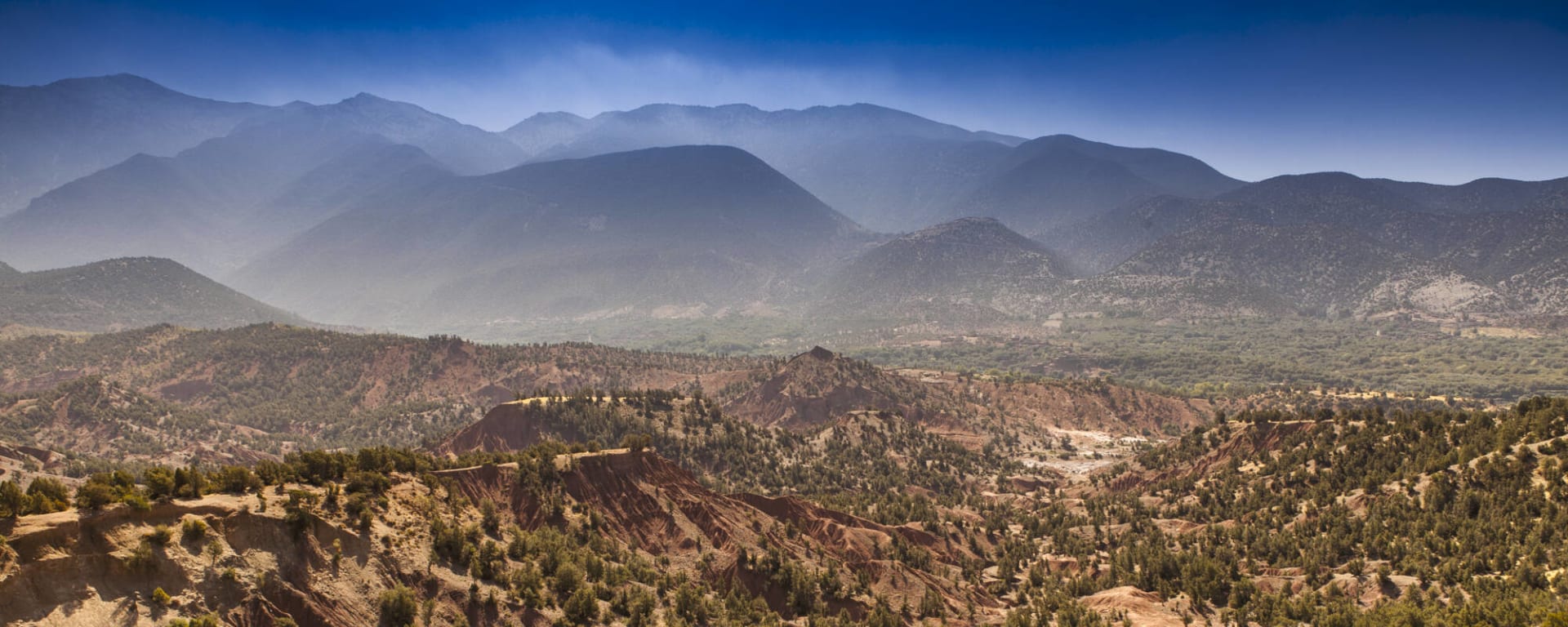 Soft Adventure Atlasgebirge ab Marrakesch: Marokko Atlas Gebirge Landschaft