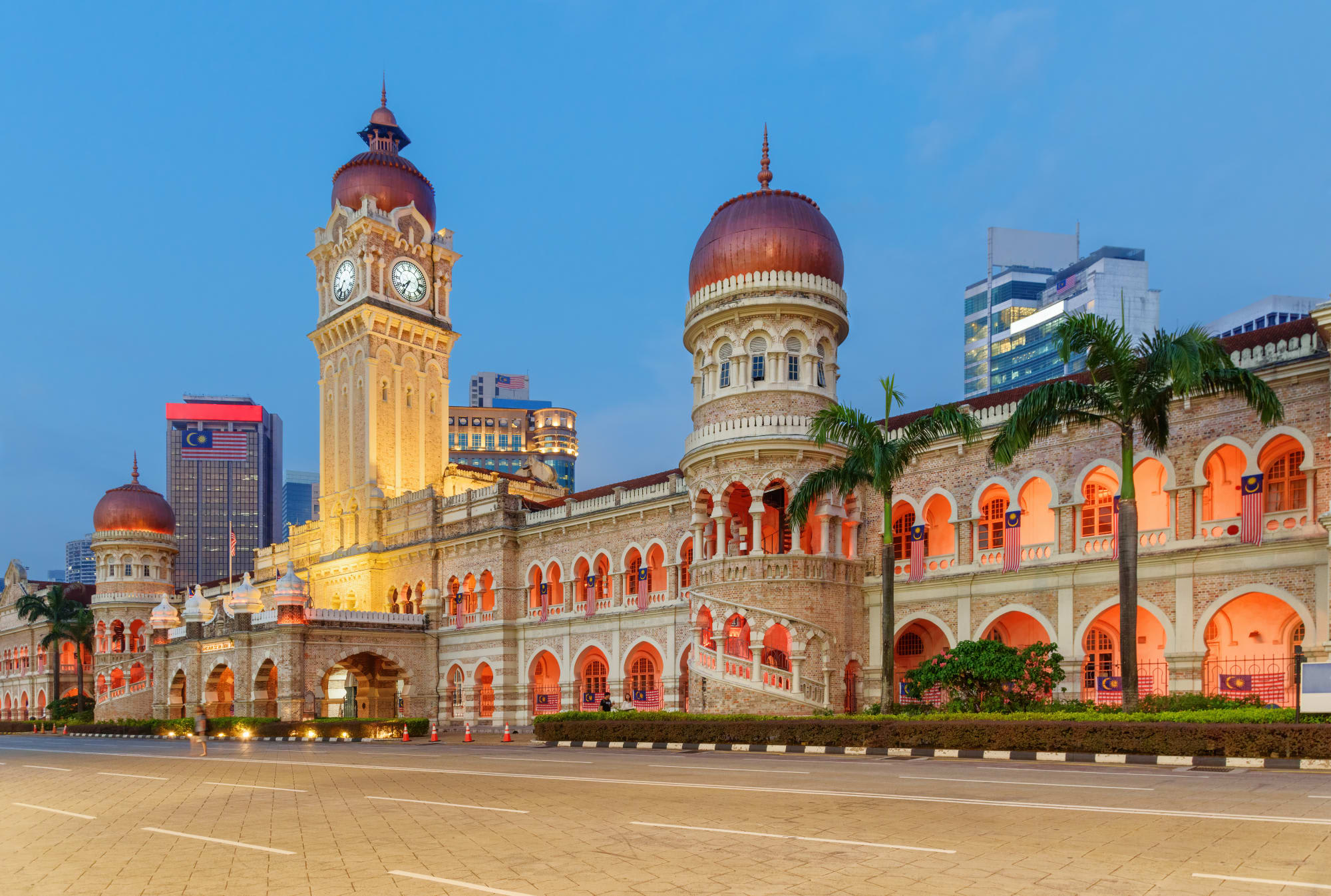 Historisches Malakka ab|bis KUL ab Kuala Lumpur: Malaysia Kuala Lumpur Abdul Samad Gebäude