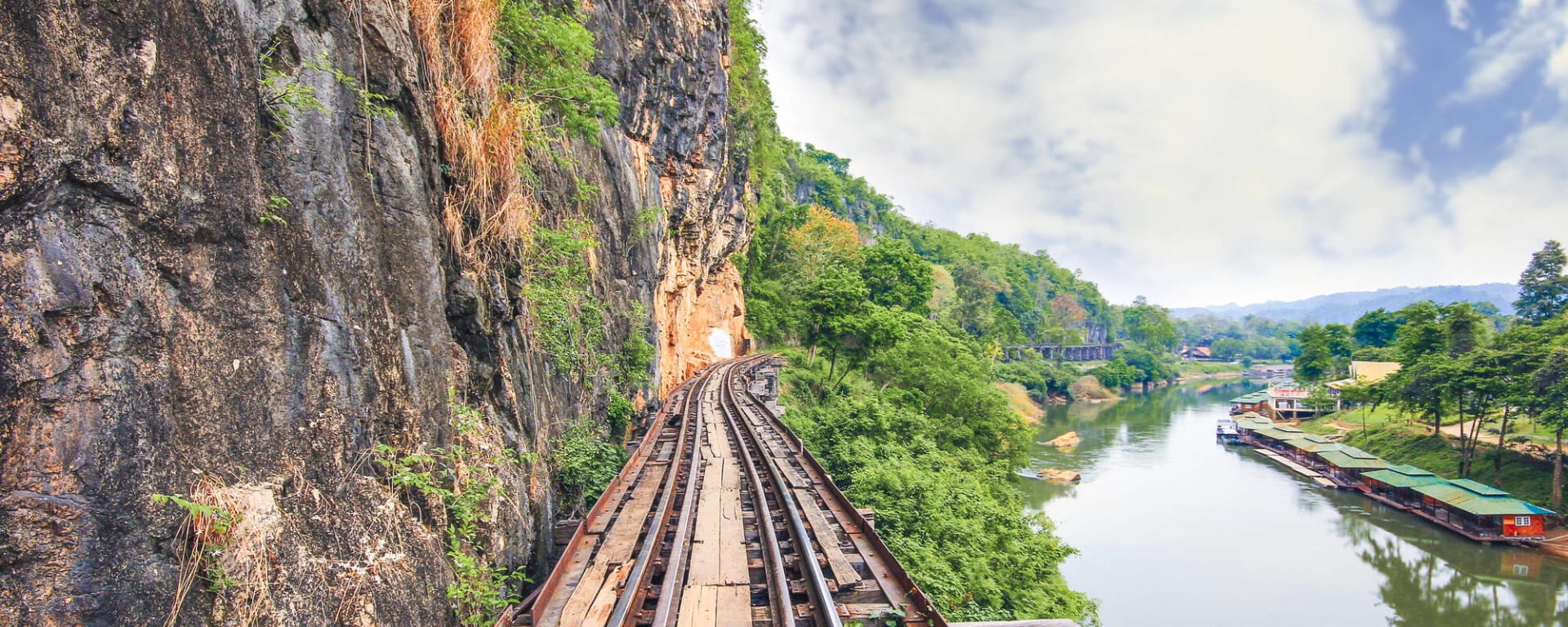 River Kwai Klassik, Gruppe ab Bangkok: Thailand Kanchanaburi Death Railway Train
