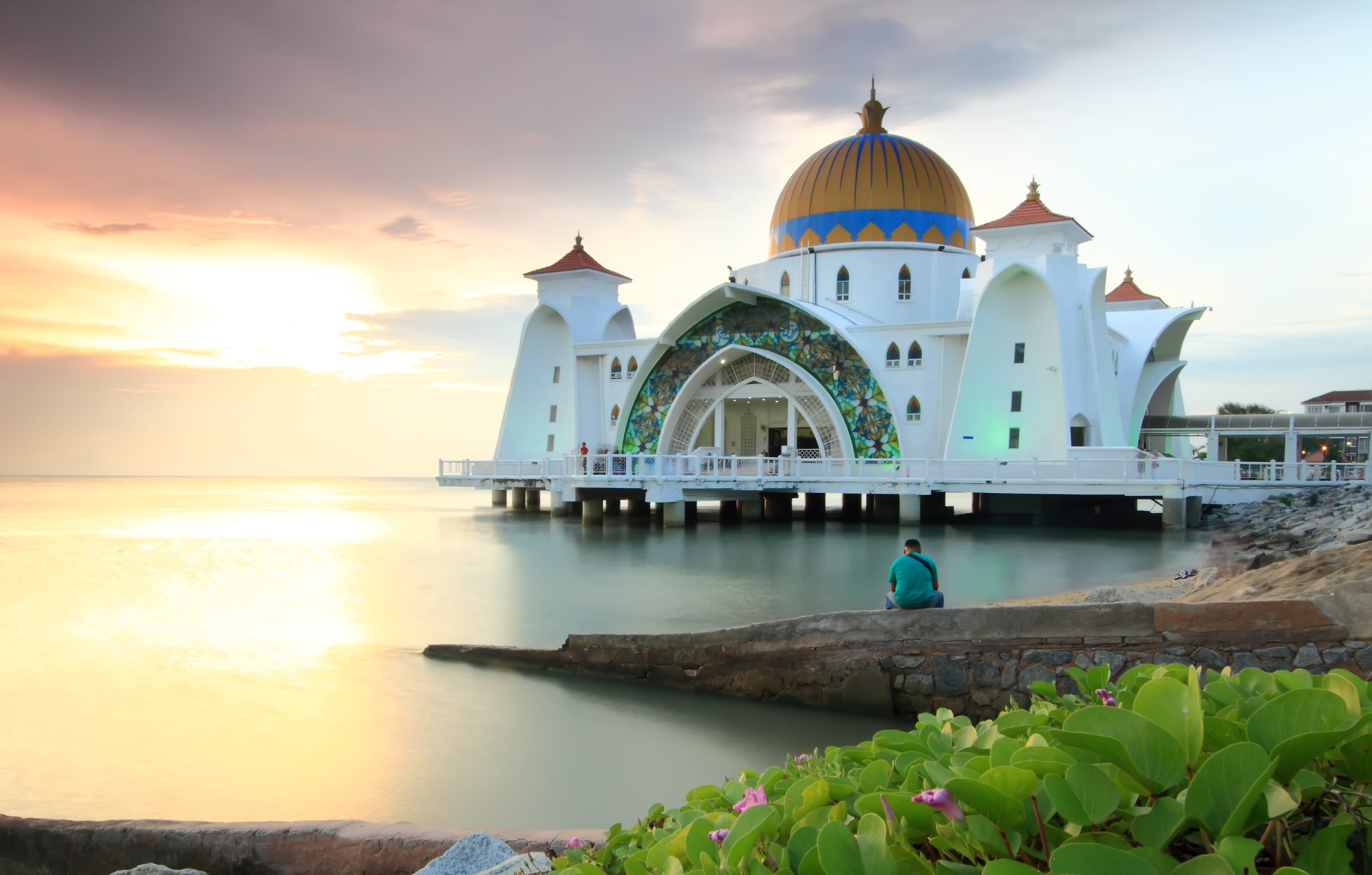 Historisches Malakka ab|bis KUL ab Kuala Lumpur: Malaysia Malakka Moschee