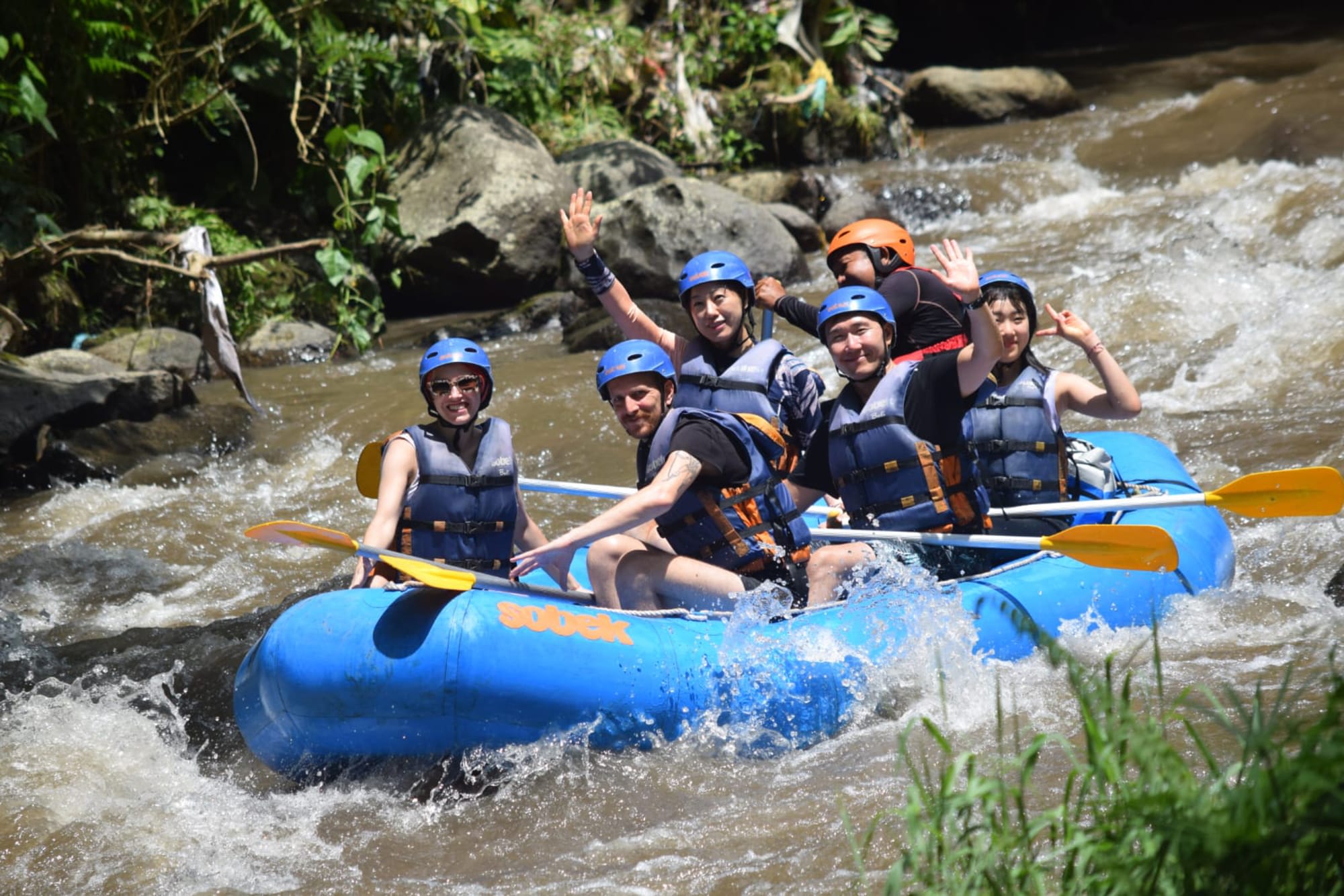 Soft Adventure Bali ab Süd-Bali: Indonesien Bali Auyng River Rafting 