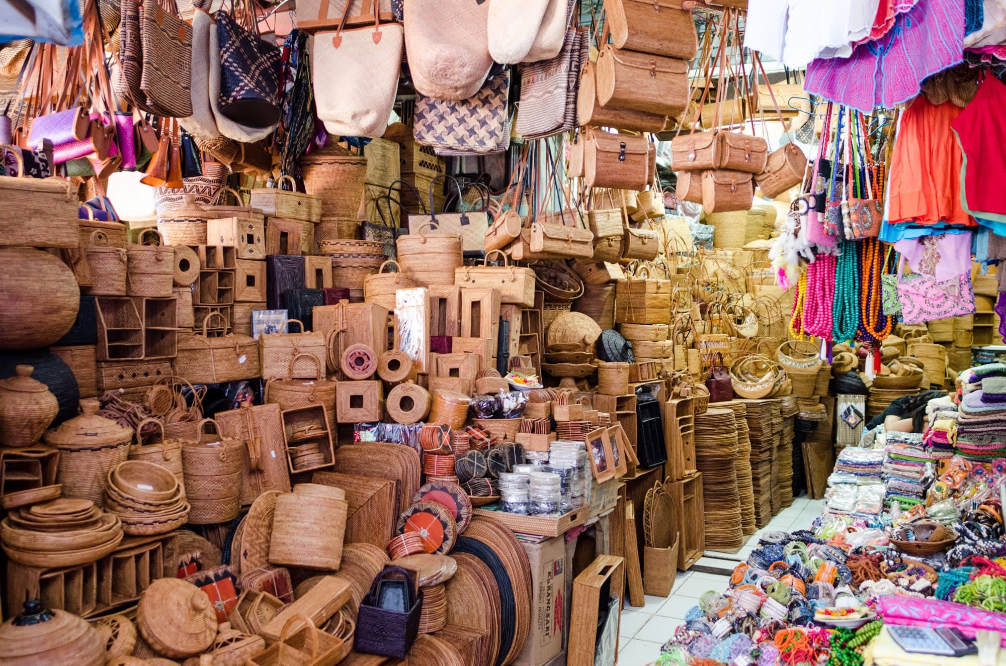 Soft Adventure Bali ab Süd-Bali: Indonesien Bali Ubud Markt