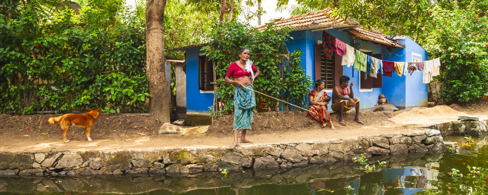 Backwaters Intensiv ab Kerala | Malabarküste | Kochi: Indien Kerala Leben in den Backwaters