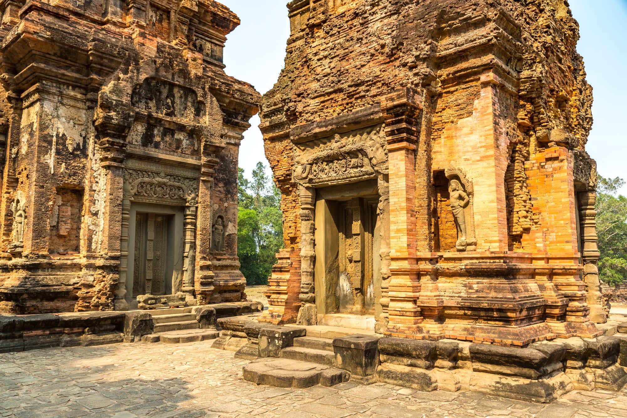 Klassisches Indochina: Kambodscha & Laos ab Phnom Penh: Kambodscha Roluos Gruppe Preah Ko Temple