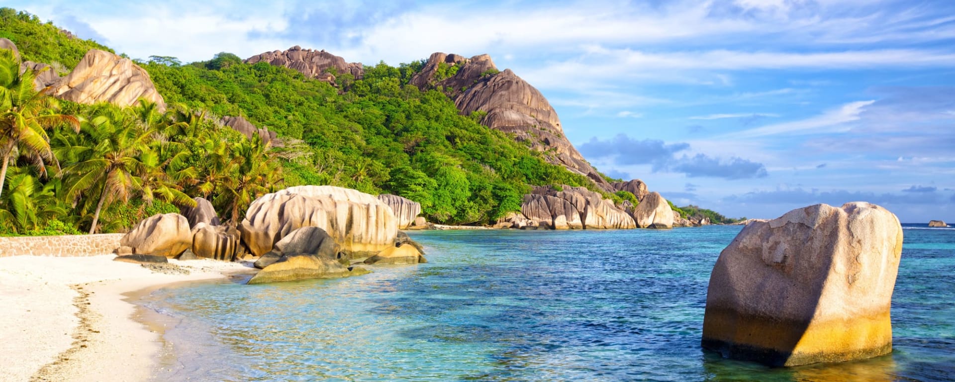Islandhopping im Garten Eden (4 days/3 nights) ab Praslin: Seychellen Strand
